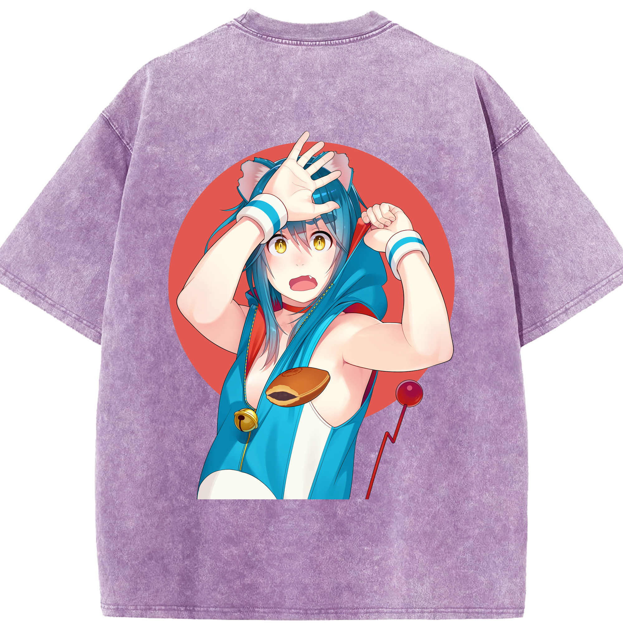 （画像用） ドラえもん Doraemon 綿100% ヴィンテージ風 半袖Tシャツ（背面プリント）