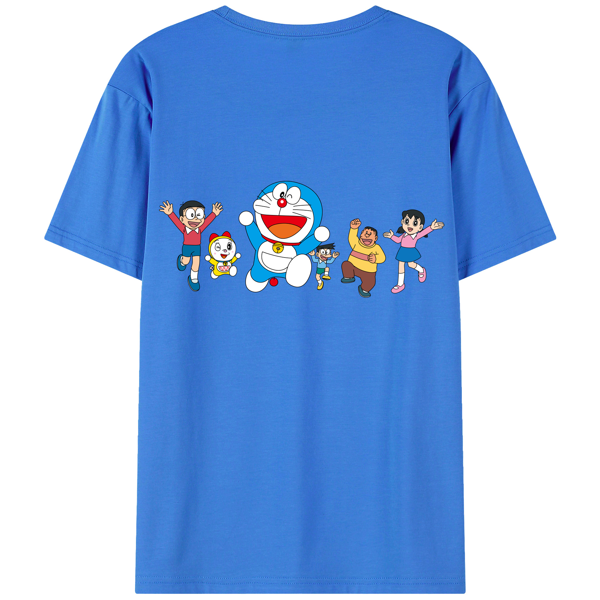 （画像用） ドラえもん 骨川 スネ夫 Doraemon Honekawa Suneo 綿100％ メンズ半袖Tシャツ（バックプリント） 通気性