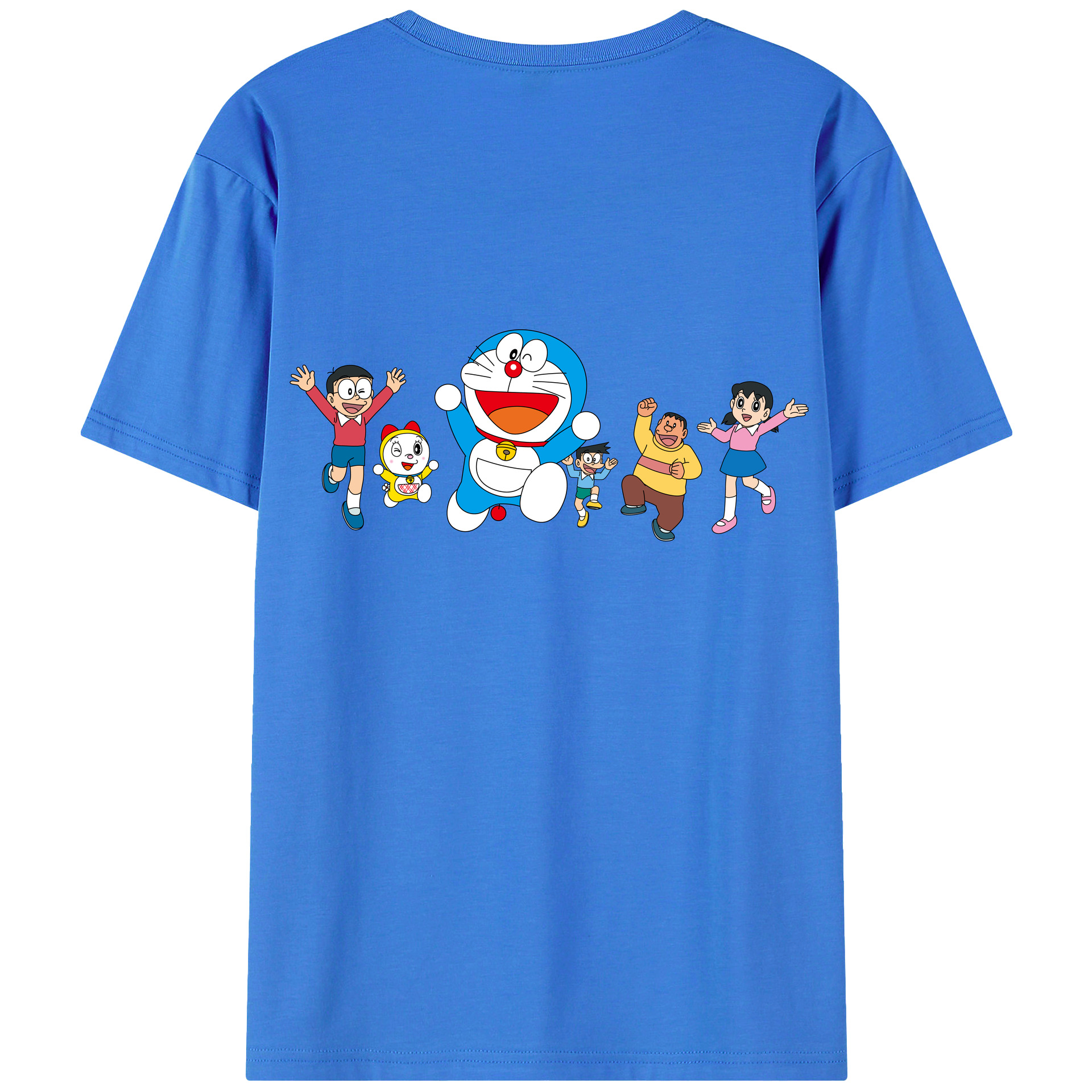 （画像用） ドラえもん 骨川 スネ夫 Doraemon Honekawa Suneo 綿100％ メンズ半袖Tシャツ（バックプリント） 通気性