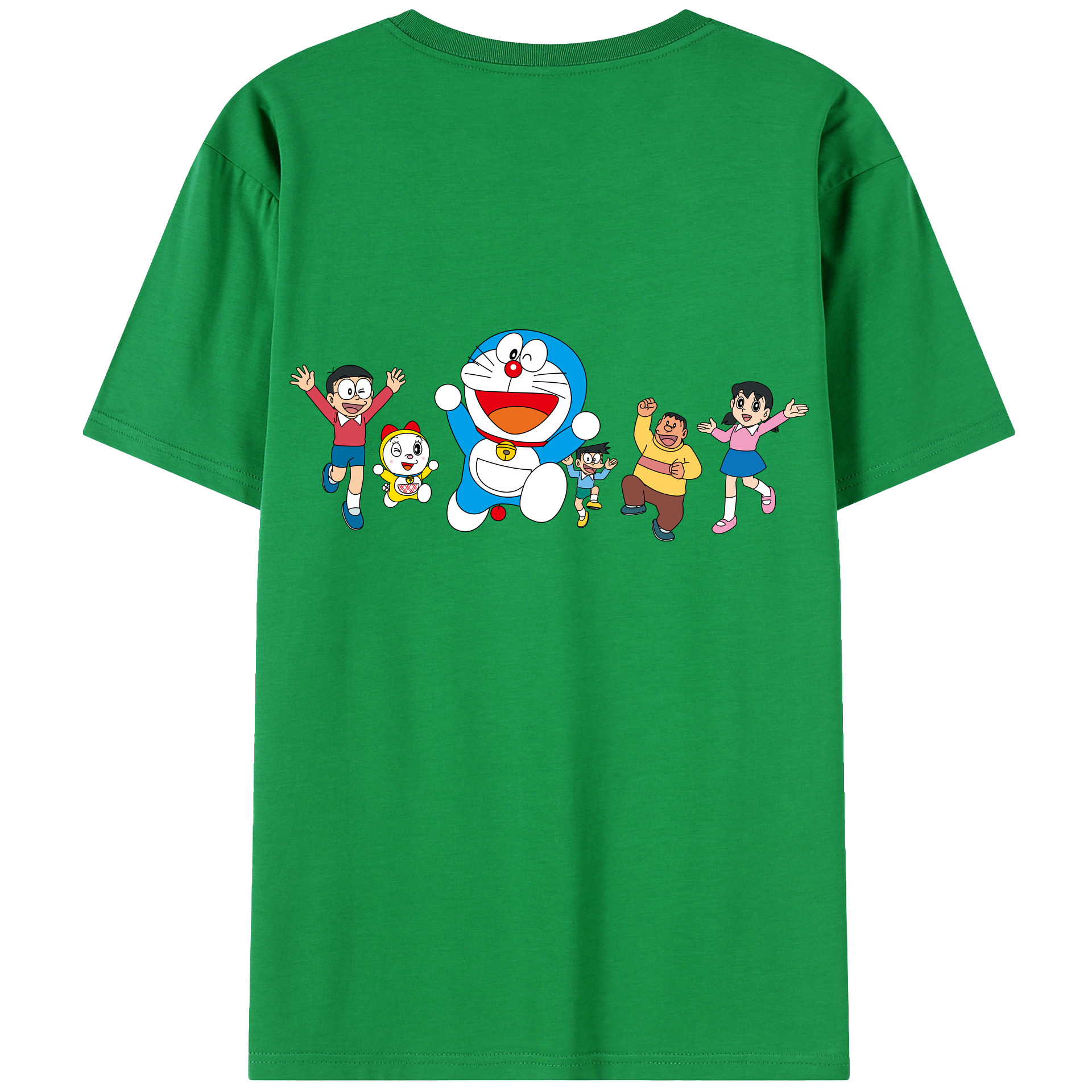 （画像用） ドラえもん 骨川 スネ夫 Doraemon Honekawa Suneo 綿100％ メンズ半袖Tシャツ（バックプリント） 通気性
