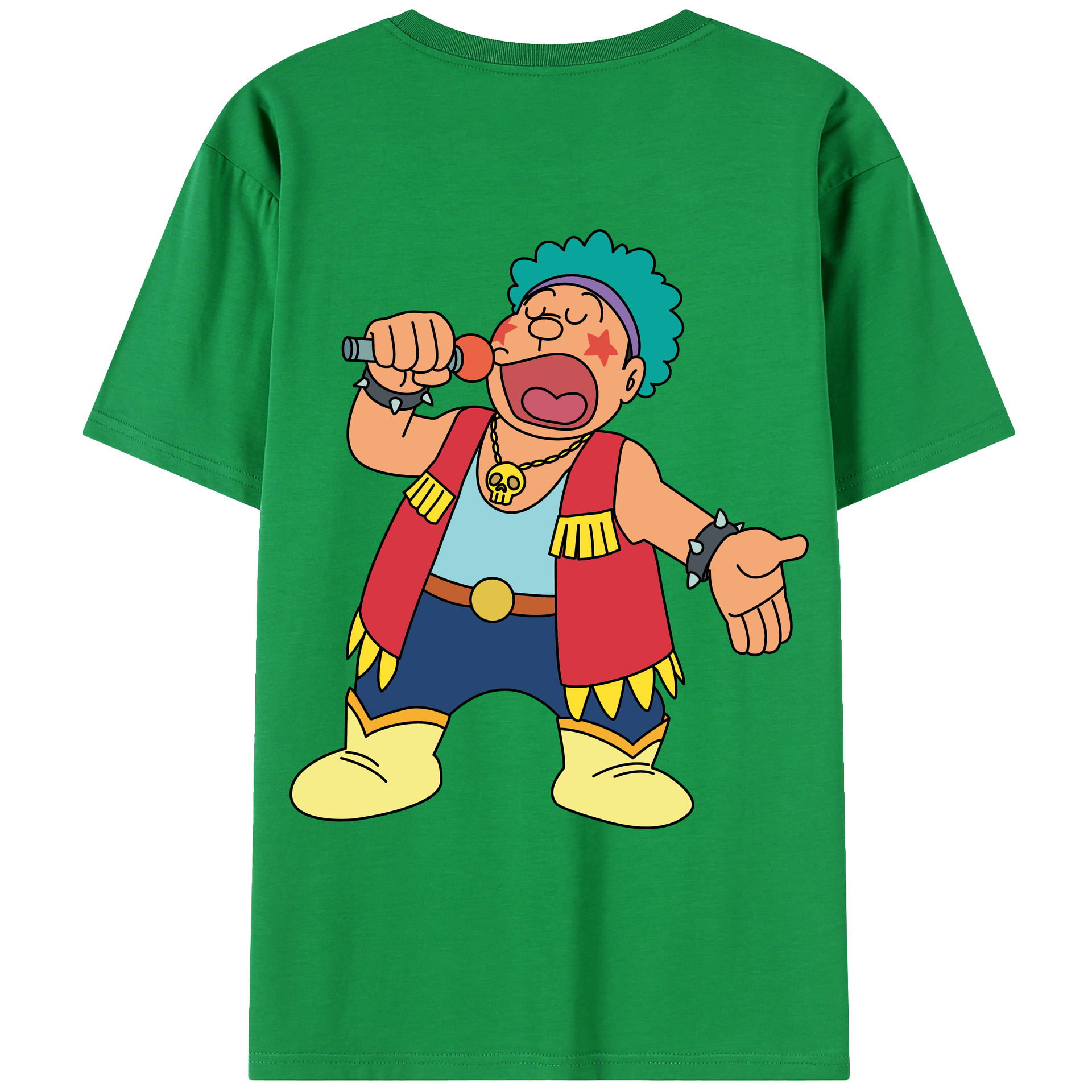 （画像用） ドラえもん 剛田武 Doraemon Gouta Takeshi 綿100％ メンズ半袖Tシャツ（バックプリント） 通気性