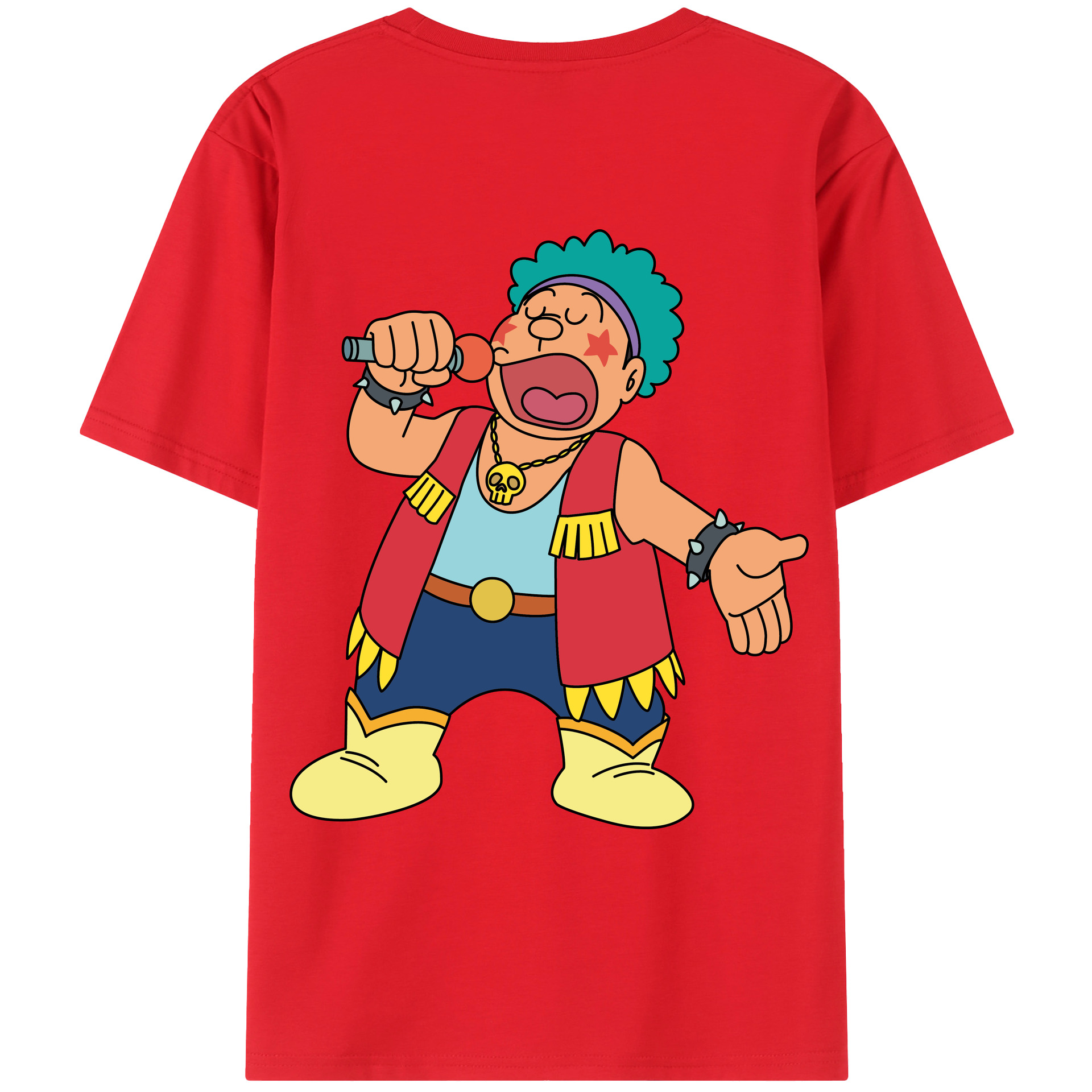 （画像用） ドラえもん 剛田武 Doraemon Gouta Takeshi 綿100％ メンズ半袖Tシャツ（バックプリント） 通気性