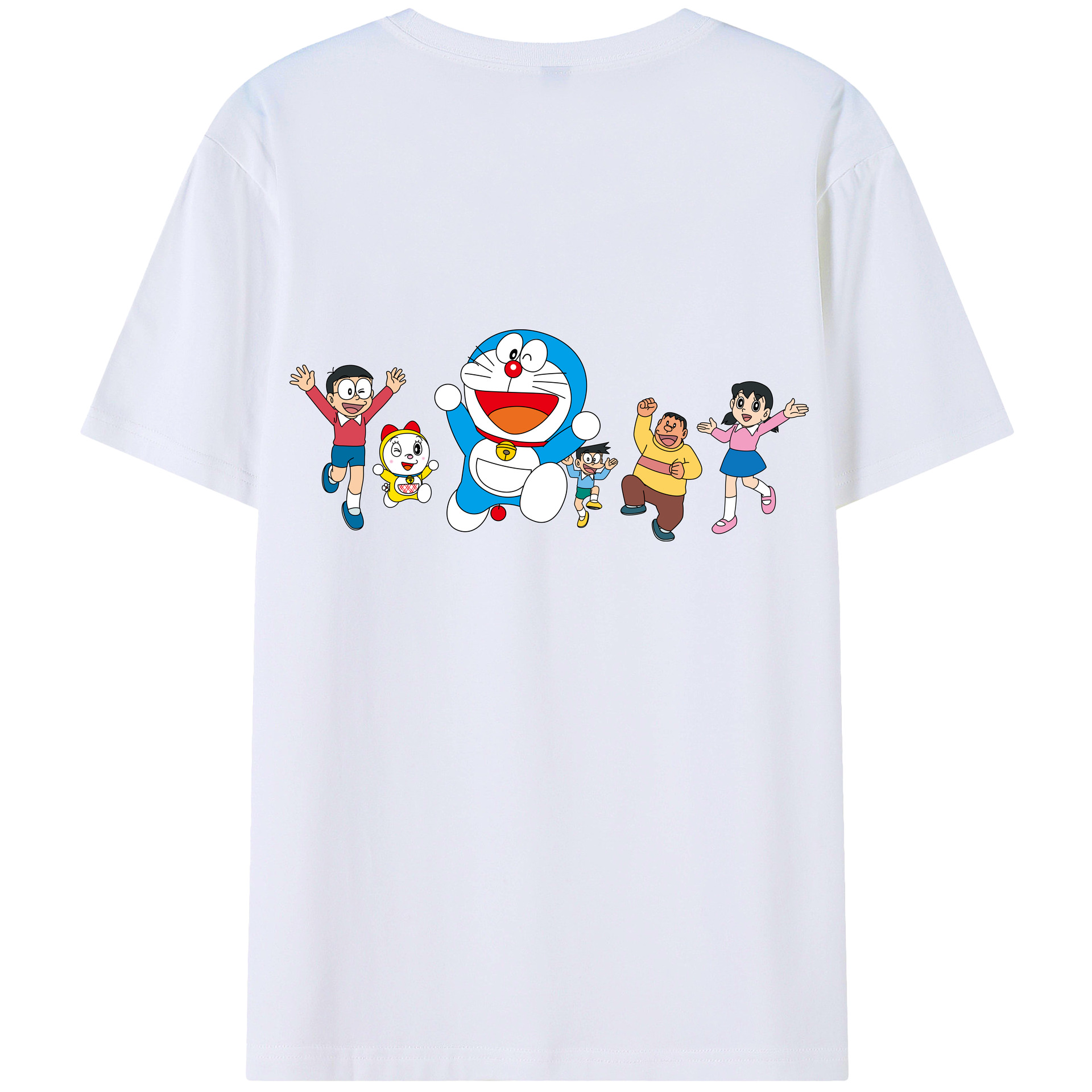 （画像用） ドラえもん 骨川 スネ夫 Doraemon Honekawa Suneo 綿100％ メンズ半袖Tシャツ（バックプリント） 通気性