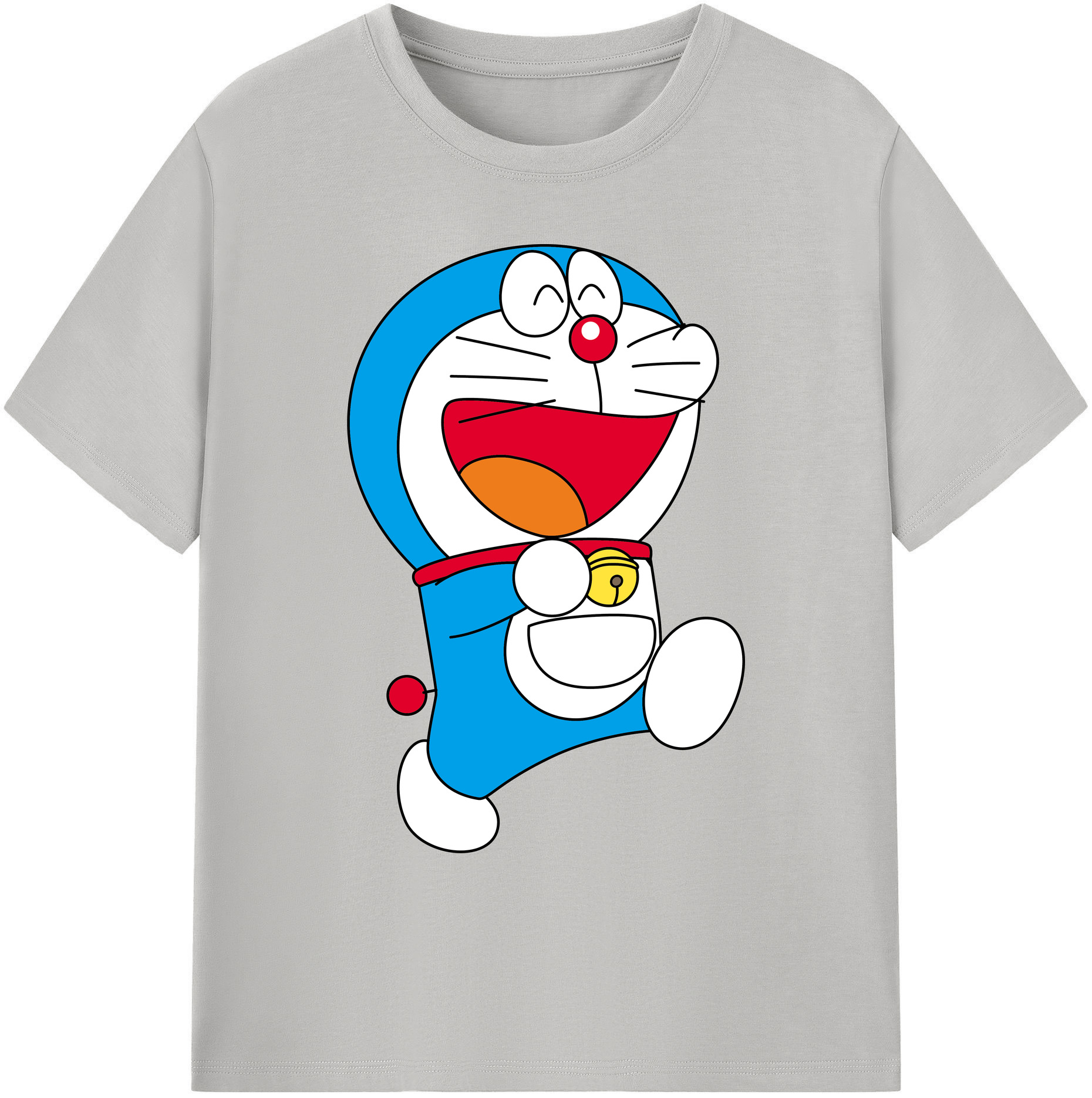 （画像用） ドラえもん Doraemon 綿100％ メンズ半袖Tシャツ｜肌触りやわらか＆通気性