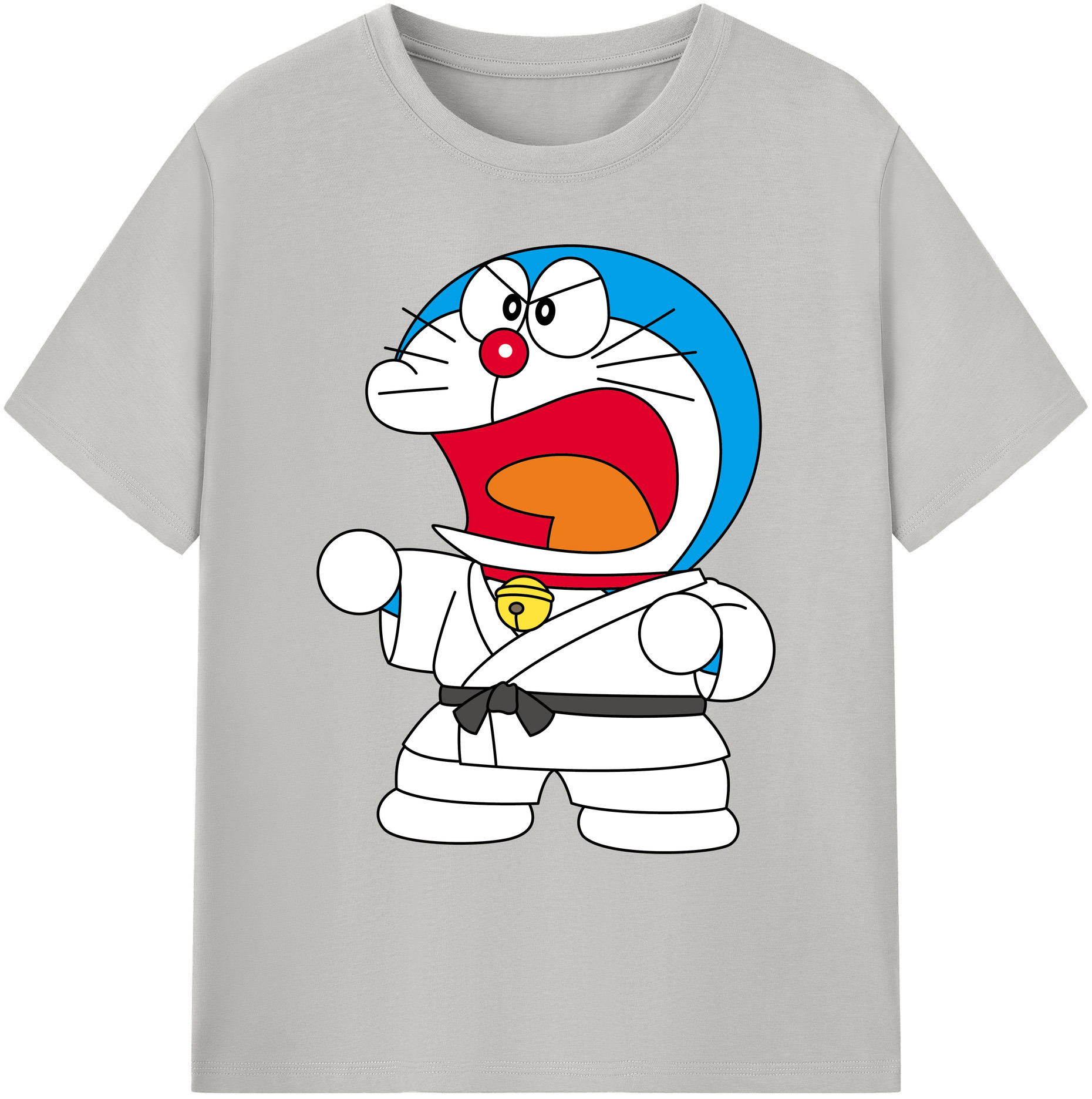 （画像用） ドラえもん Doraemon 綿100％ メンズ半袖Tシャツ｜肌触りやわらか＆通気性