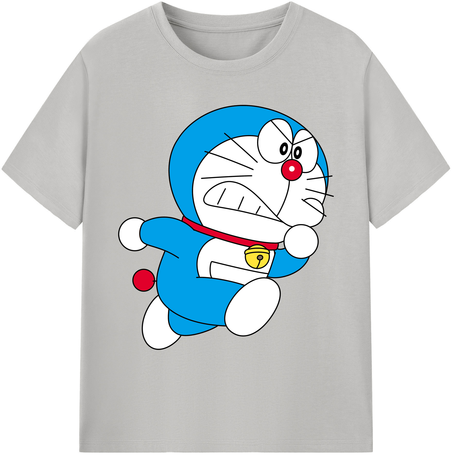 （画像用） ドラえもん Doraemon 綿100％ メンズ半袖Tシャツ｜肌触りやわらか＆通気性