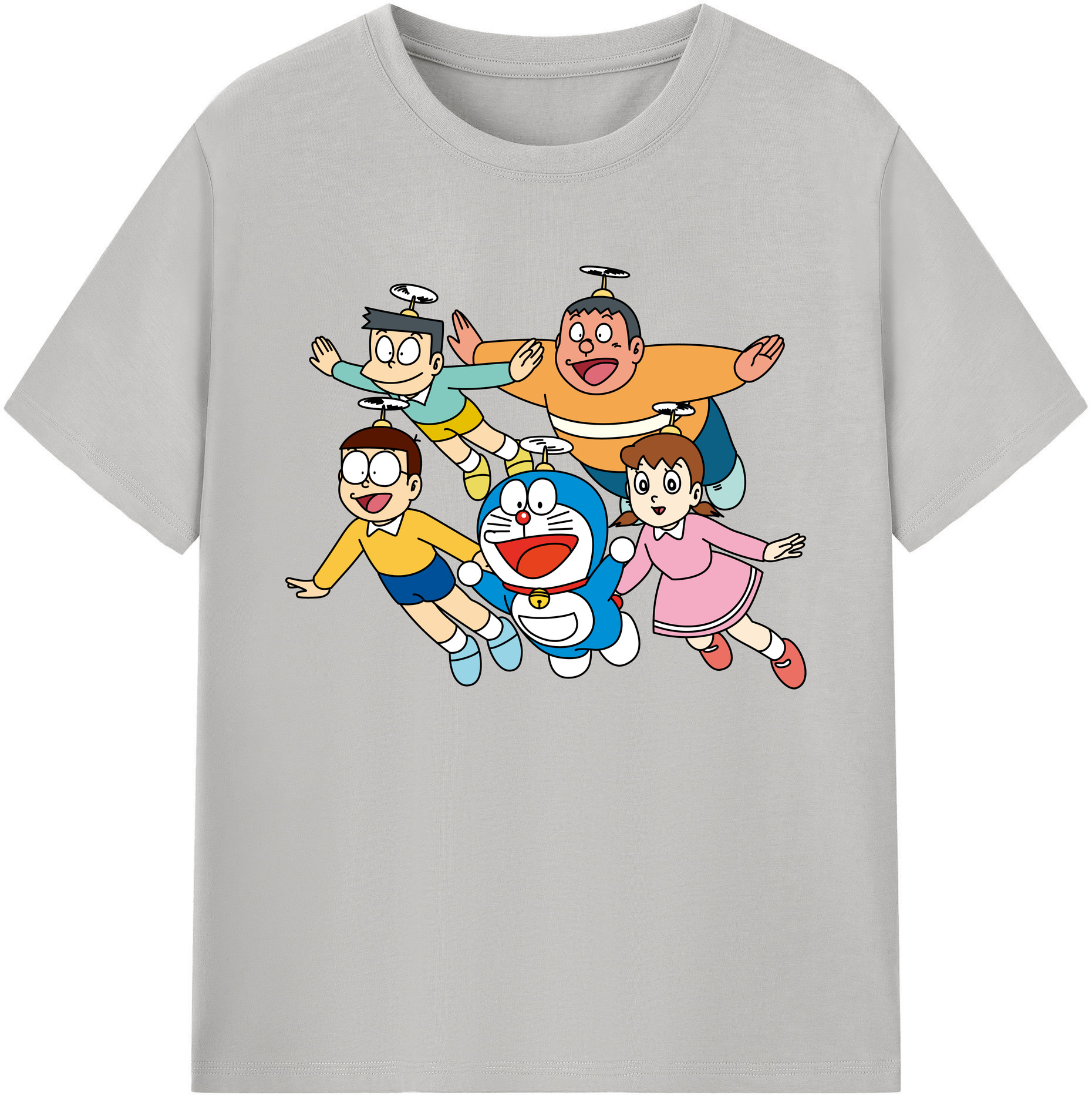（画像用） ドラえもん 骨川 スネ夫 Doraemon Honekawa Suneo 綿100％ メンズ半袖Tシャツ｜肌触りやわらか＆通気性