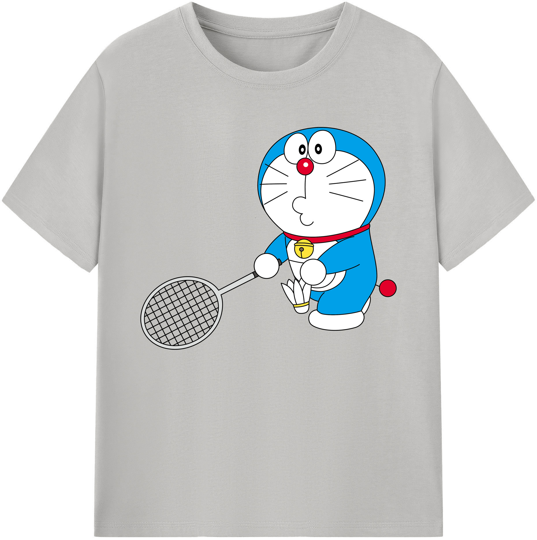 （画像用） ドラえもん Doraemon 綿100％ メンズ半袖Tシャツ｜肌触りやわらか＆通気性