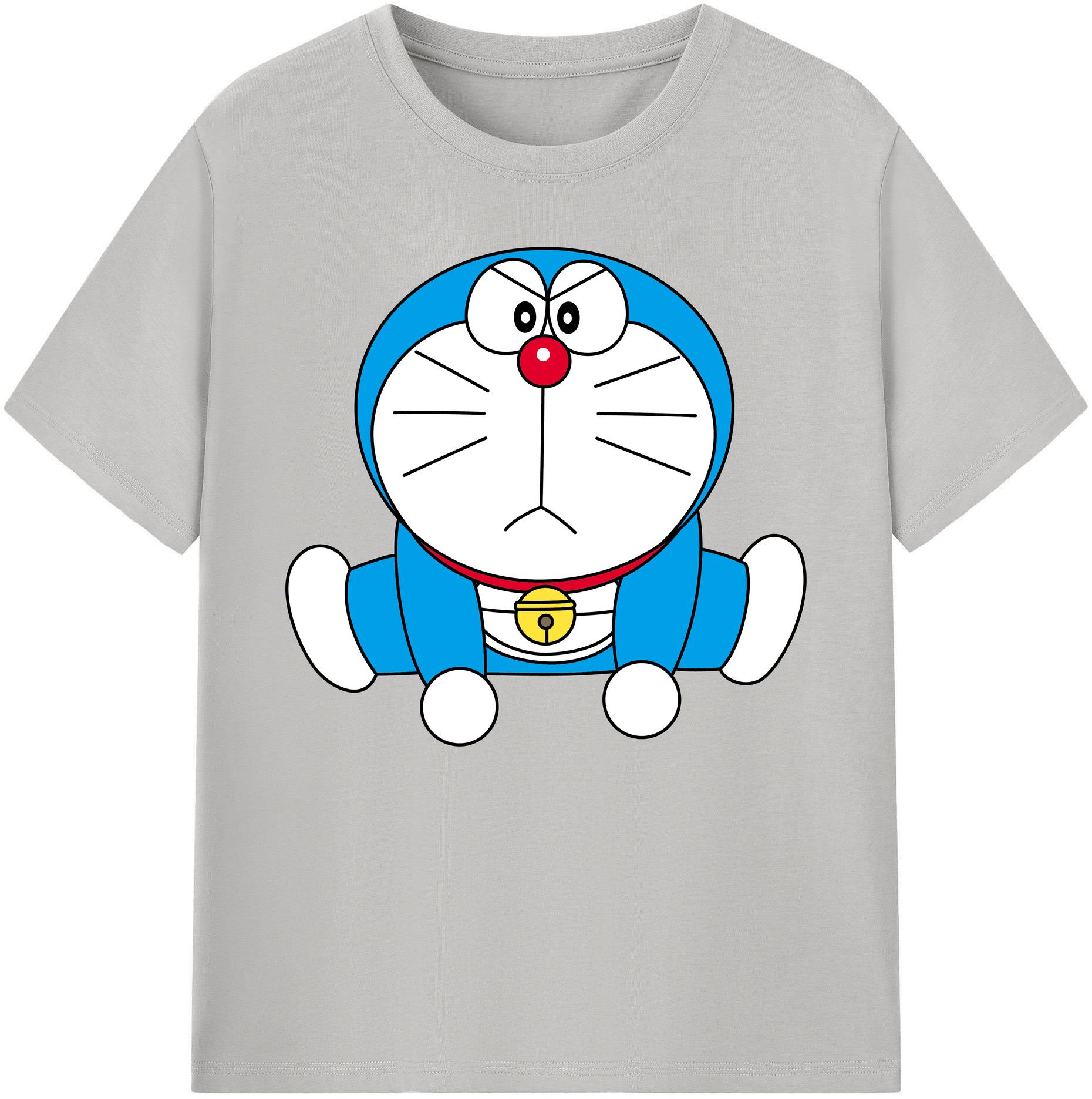 （画像用） ドラえもん Doraemon 綿100％ メンズ半袖Tシャツ｜肌触りやわらか＆通気性