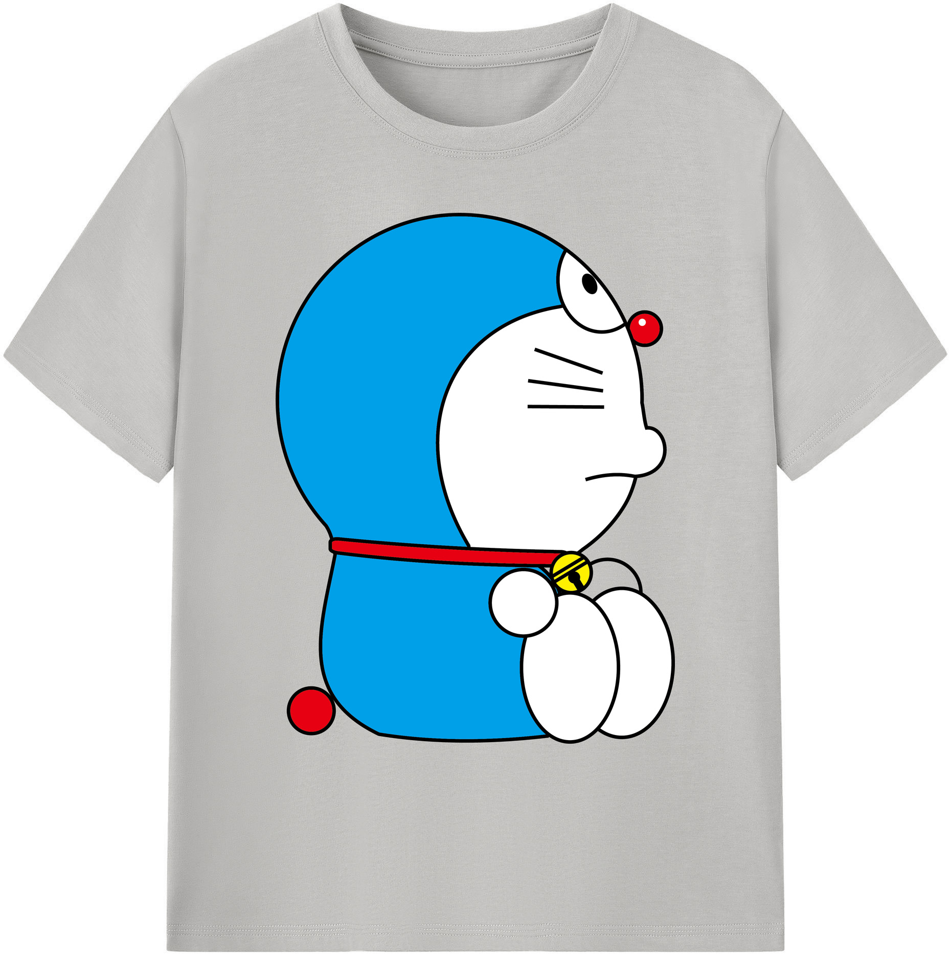 （画像用） ドラえもん Doraemon 綿100％ メンズ半袖Tシャツ｜肌触りやわらか＆通気性