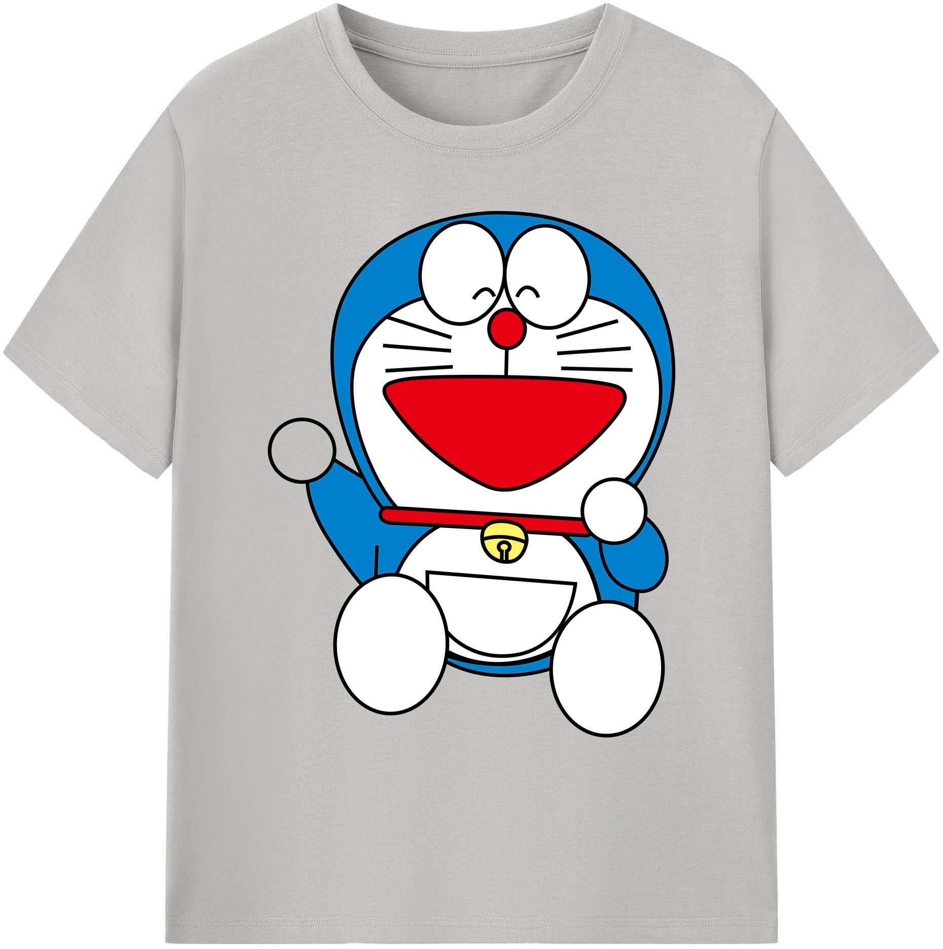 （画像用） ドラえもん Doraemon 綿100％ メンズ半袖Tシャツ｜肌触りやわらか＆通気性