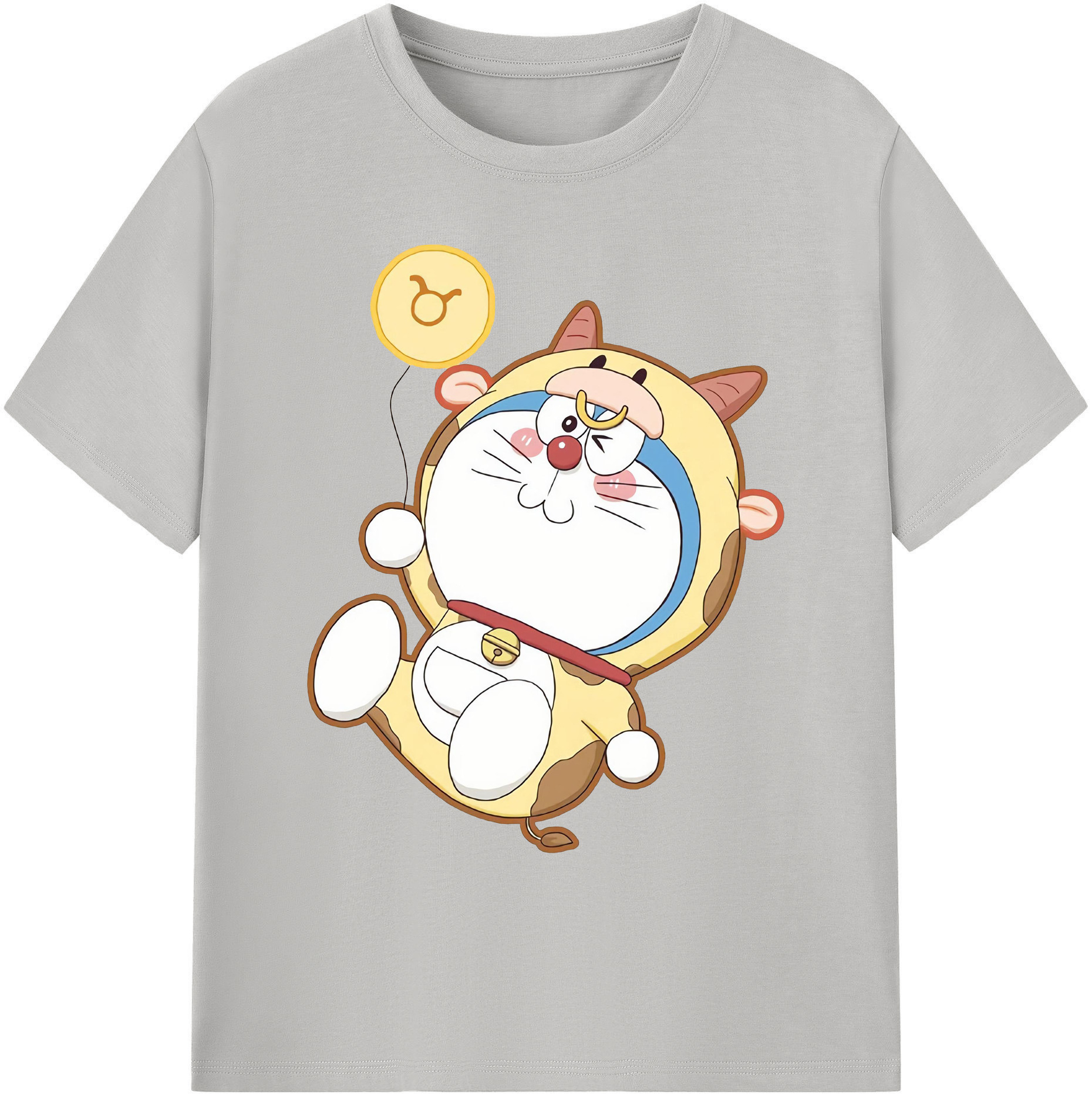 （画像用） ドラえもん Doraemon 綿100％ メンズ半袖Tシャツ｜肌触りやわらか＆通気性