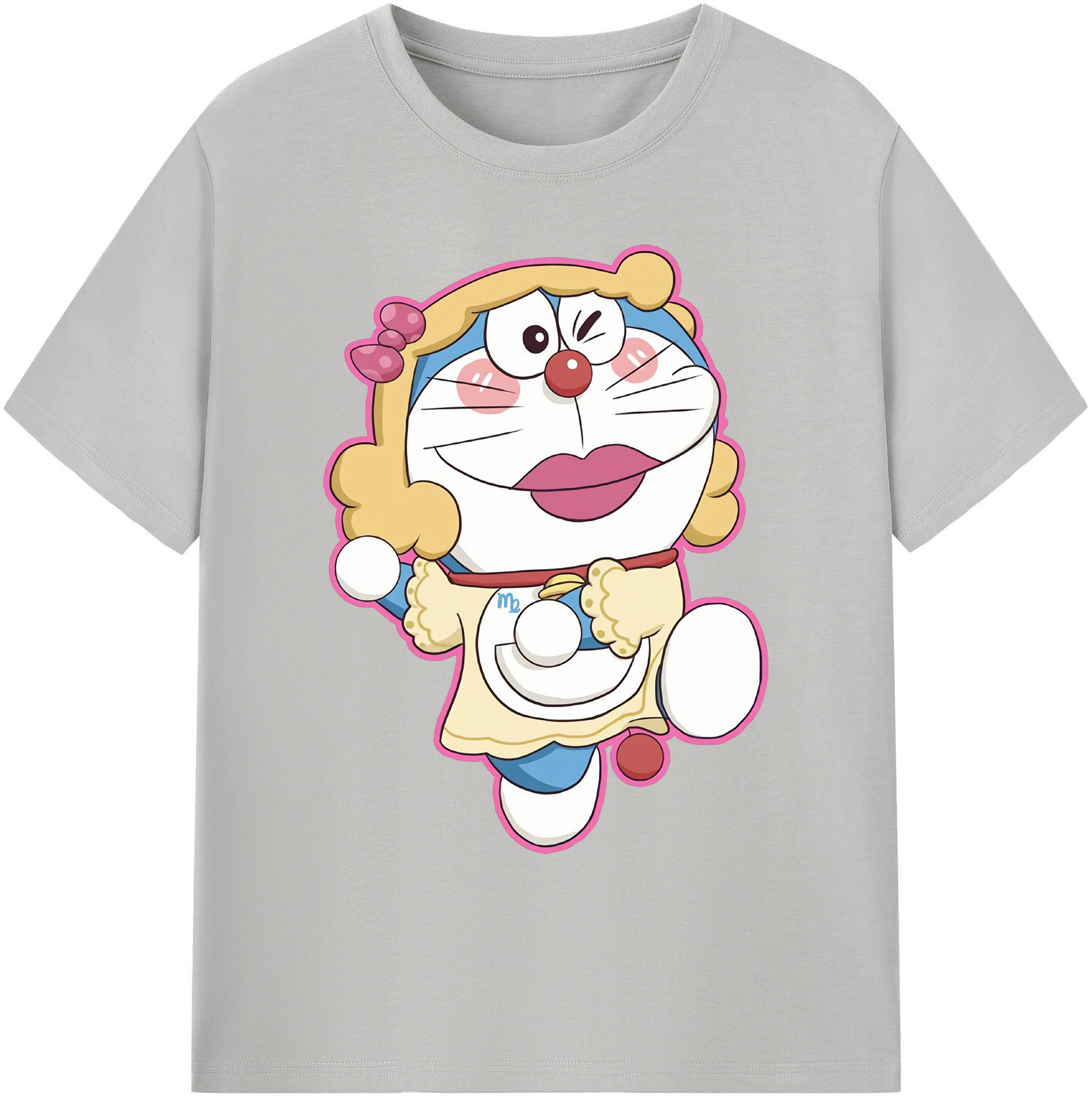 （画像用） ドラえもん Doraemon 綿100％ メンズ半袖Tシャツ｜肌触りやわらか＆通気性