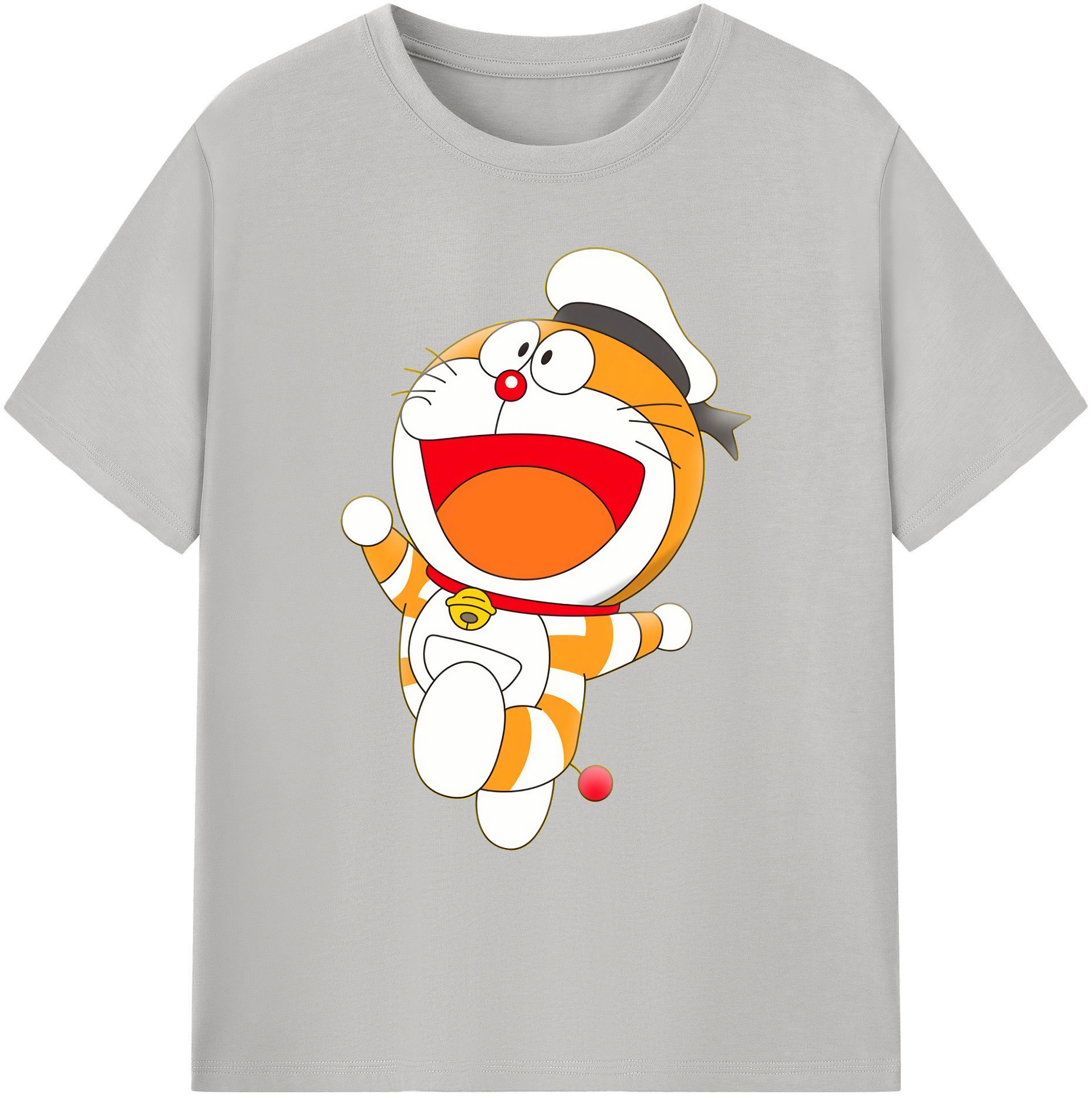 （画像用） ドラえもん Doraemon 綿100％ メンズ半袖Tシャツ｜肌触りやわらか＆通気性