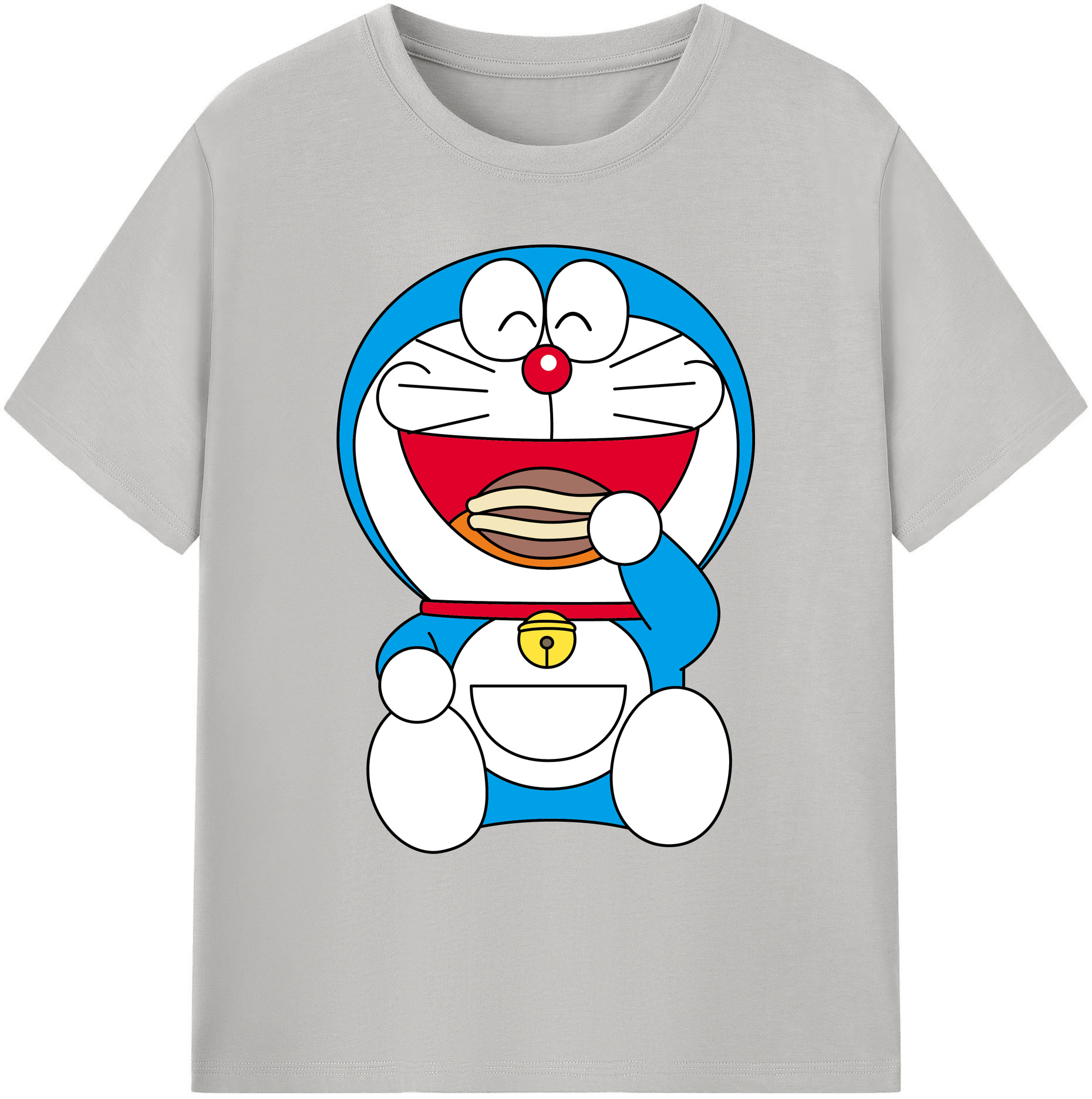 （画像用） ドラえもん Doraemon 綿100％ メンズ半袖Tシャツ｜肌触りやわらか＆通気性