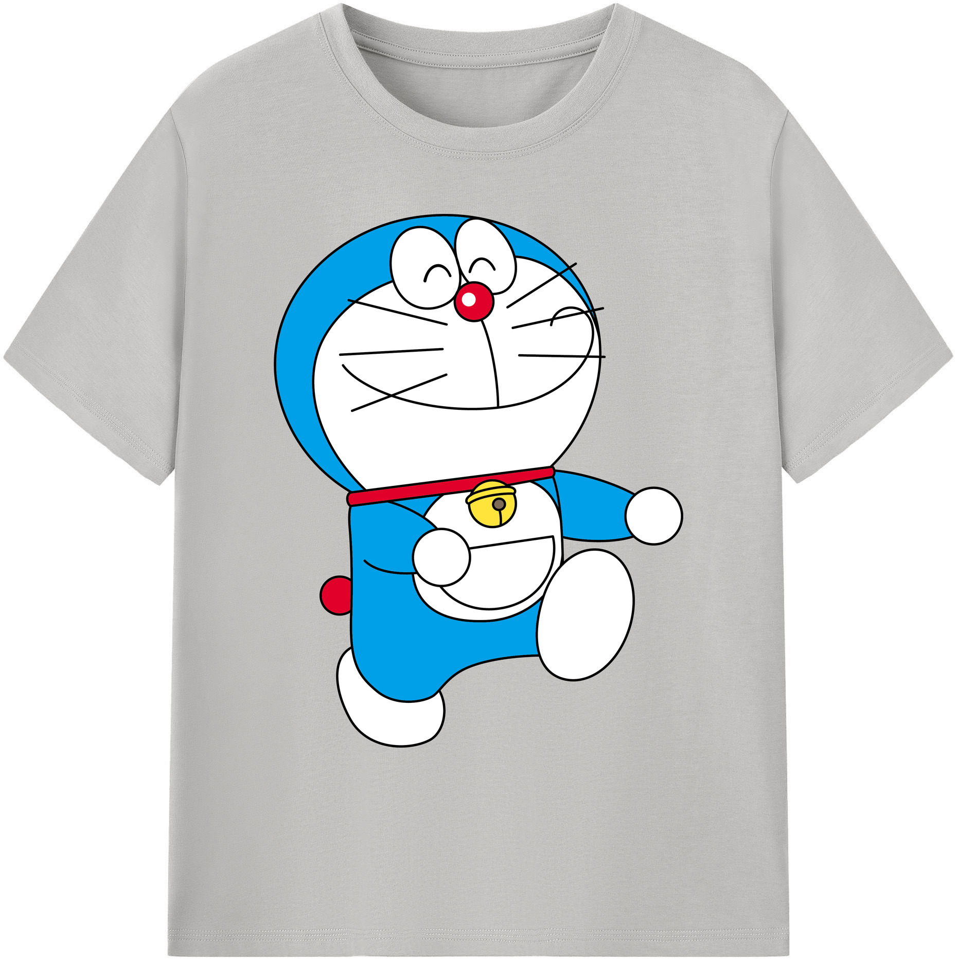 （画像用） ドラえもん Doraemon 綿100％ メンズ半袖Tシャツ｜肌触りやわらか＆通気性