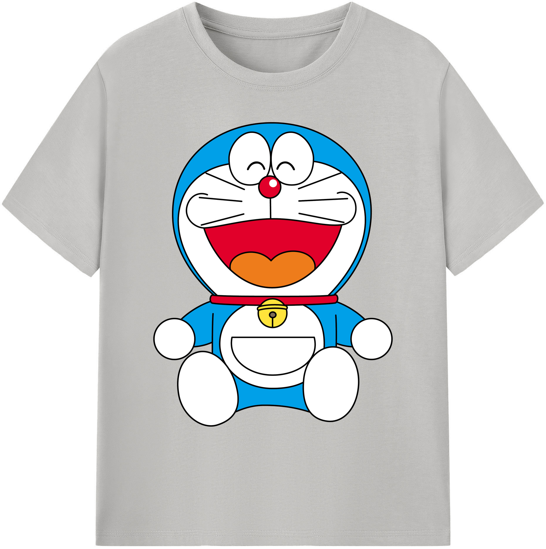 （画像用） ドラえもん Doraemon 綿100％ メンズ半袖Tシャツ｜肌触りやわらか＆通気性