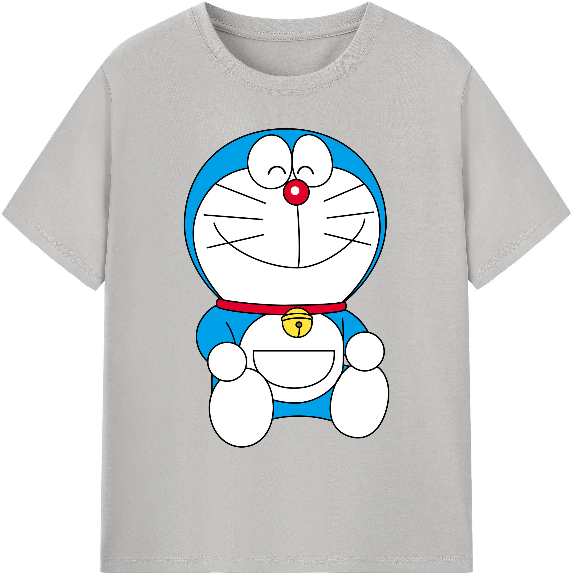 （画像用） ドラえもん Doraemon 綿100％ メンズ半袖Tシャツ｜肌触りやわらか＆通気性