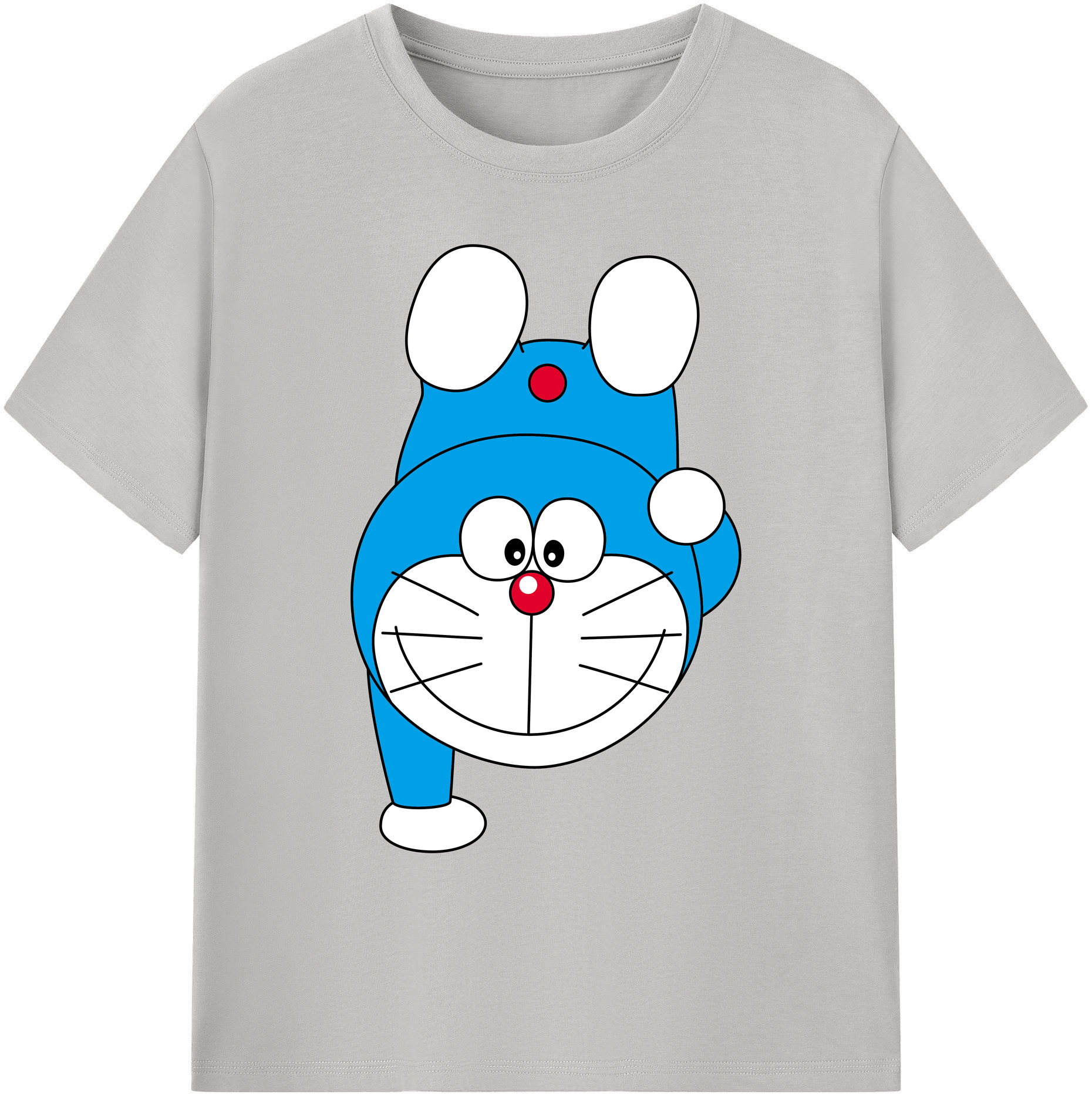 （画像用） ドラえもん Doraemon 綿100％ メンズ半袖Tシャツ｜肌触りやわらか＆通気性