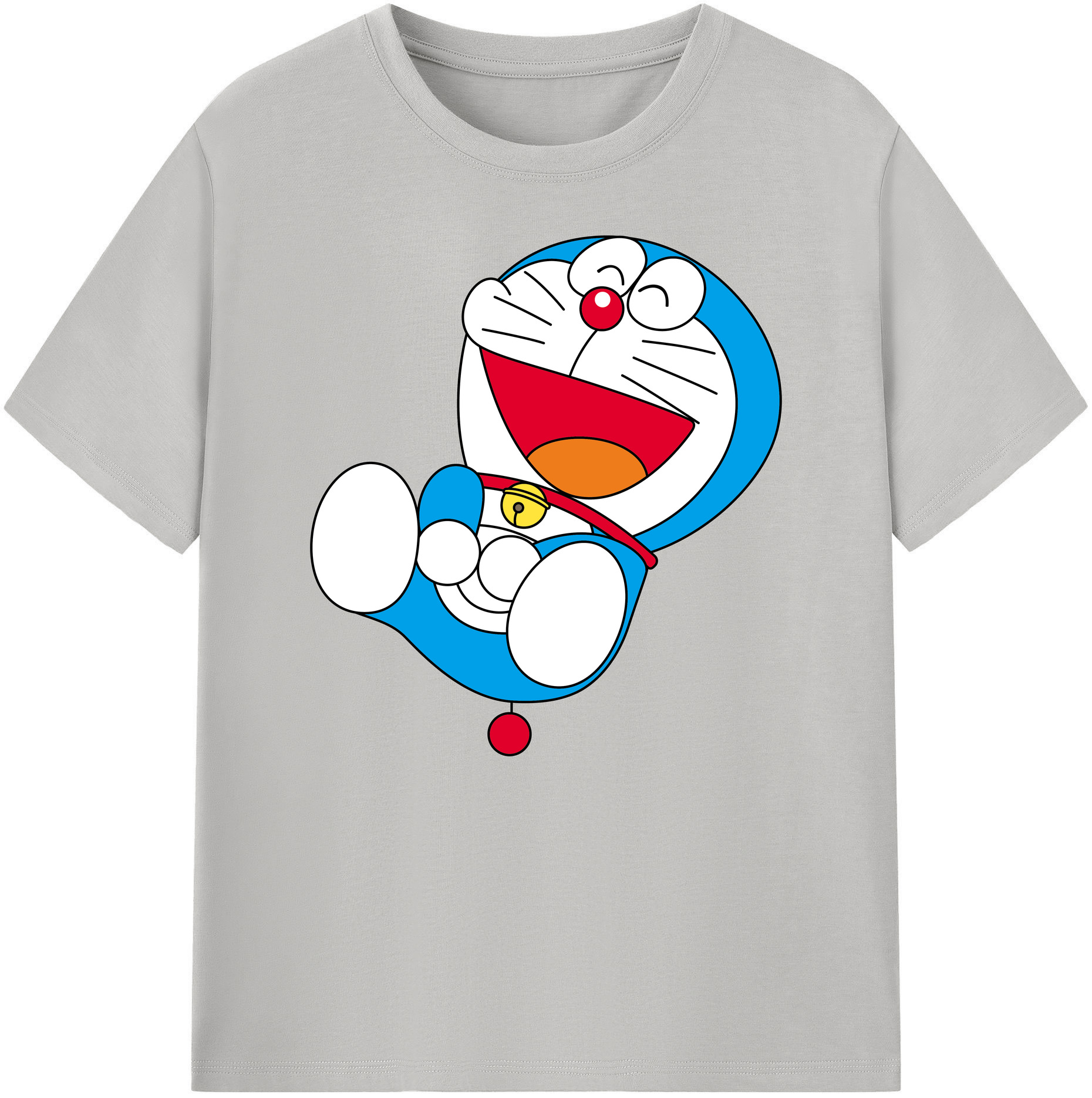 （画像用） ドラえもん Doraemon 綿100％ メンズ半袖Tシャツ｜肌触りやわらか＆通気性