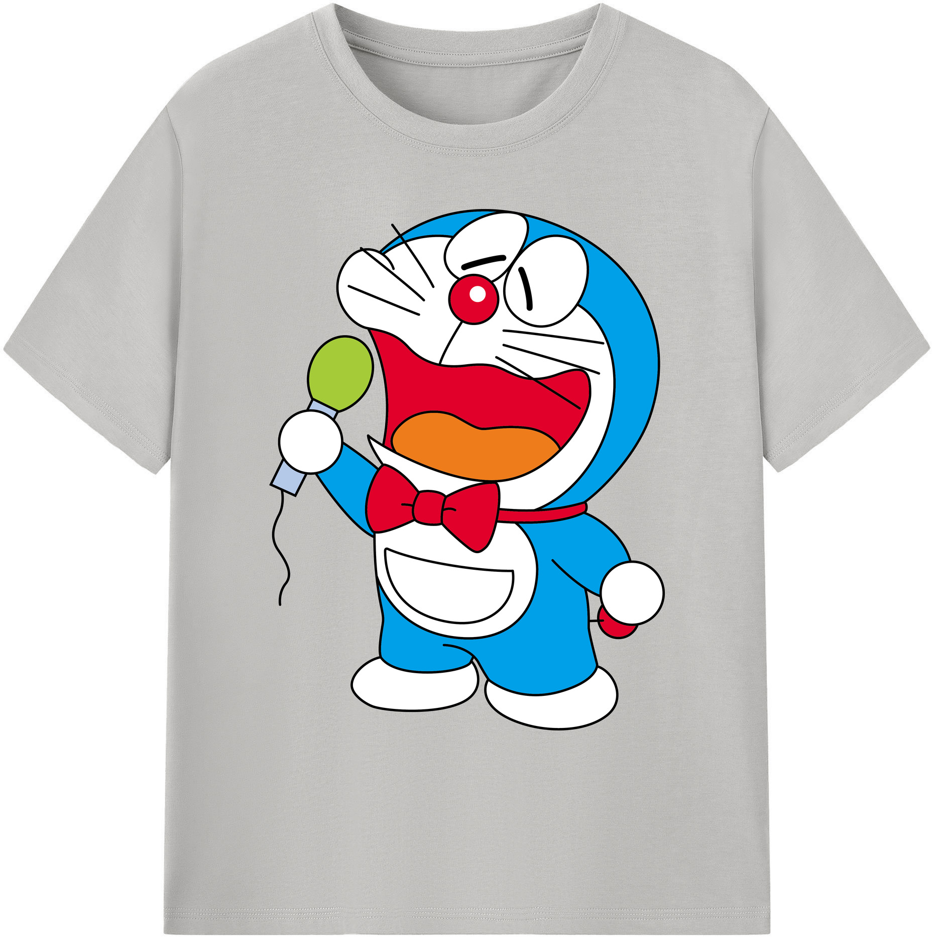 （画像用） ドラえもん Doraemon 綿100％ メンズ半袖Tシャツ｜肌触りやわらか＆通気性