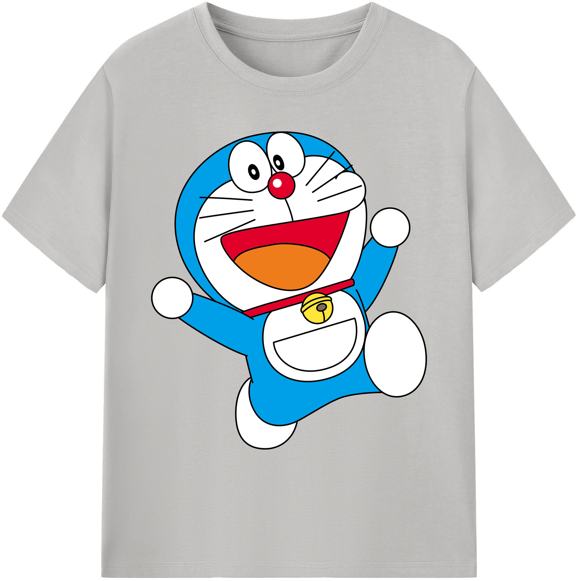 （画像用） ドラえもん Doraemon 綿100％ メンズ半袖Tシャツ｜肌触りやわらか＆通気性