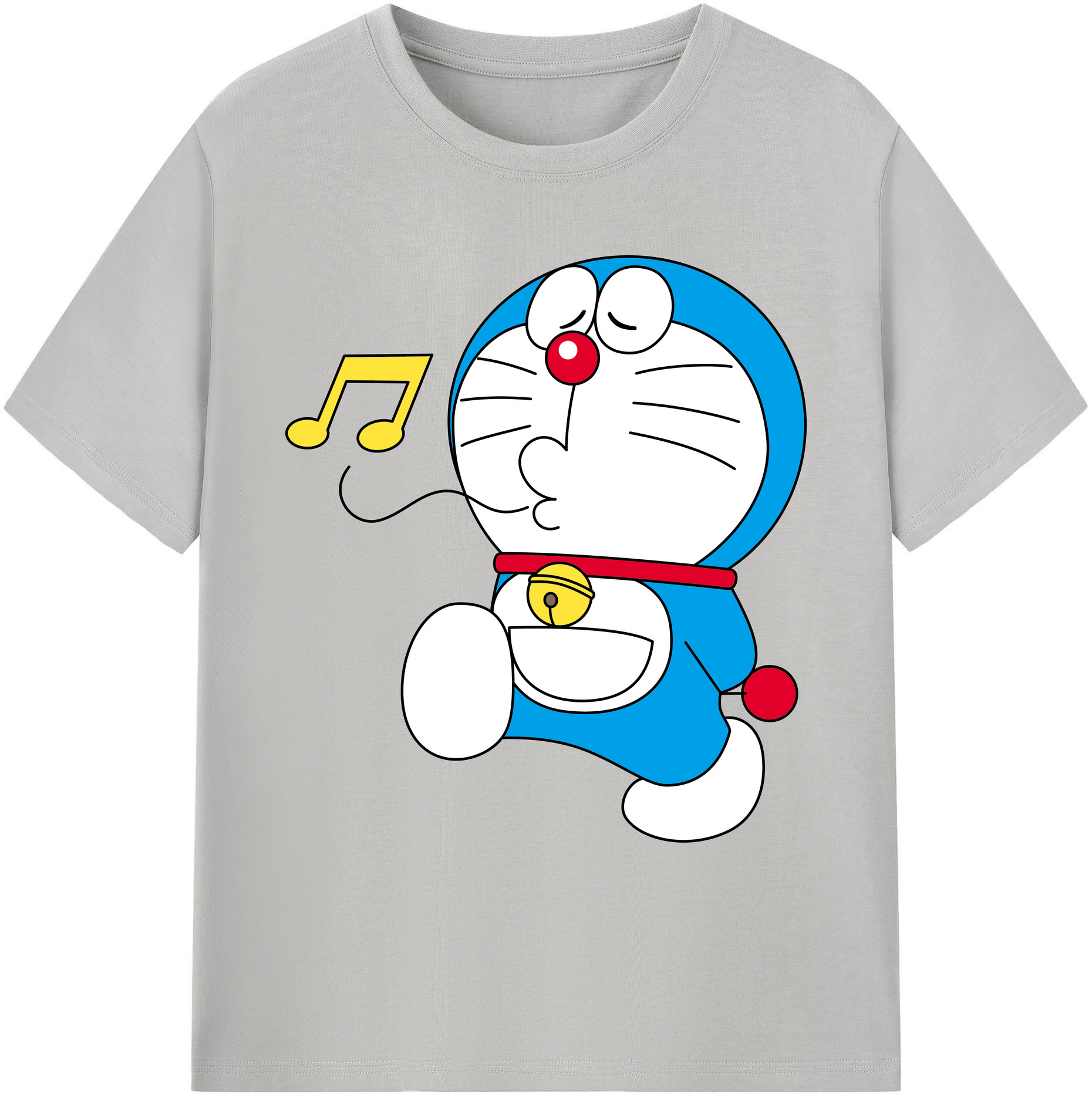 （画像用） ドラえもん Doraemon 綿100％ メンズ半袖Tシャツ｜肌触りやわらか＆通気性
