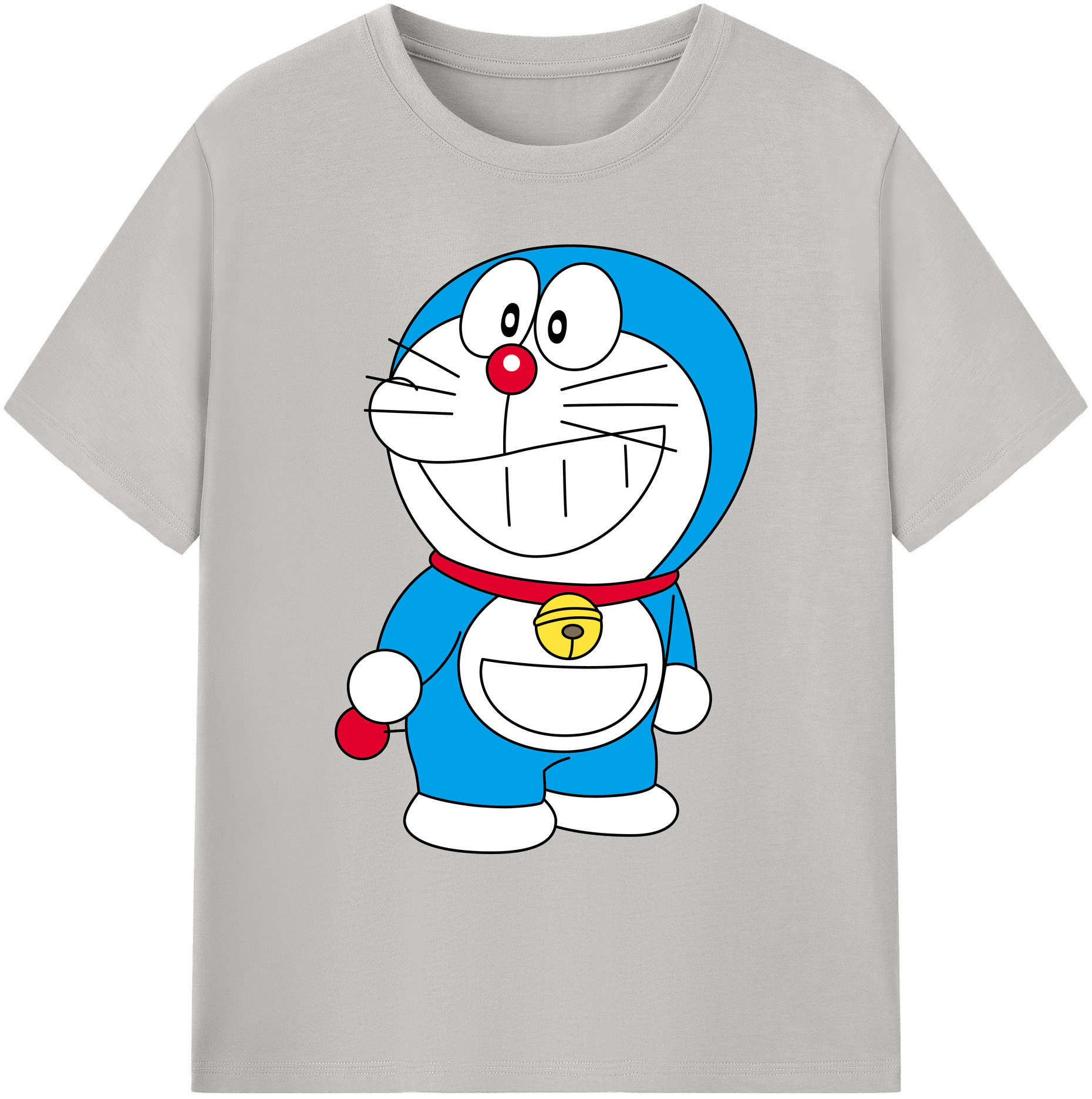 （画像用） ドラえもん Doraemon 綿100％ メンズ半袖Tシャツ｜肌触りやわらか＆通気性