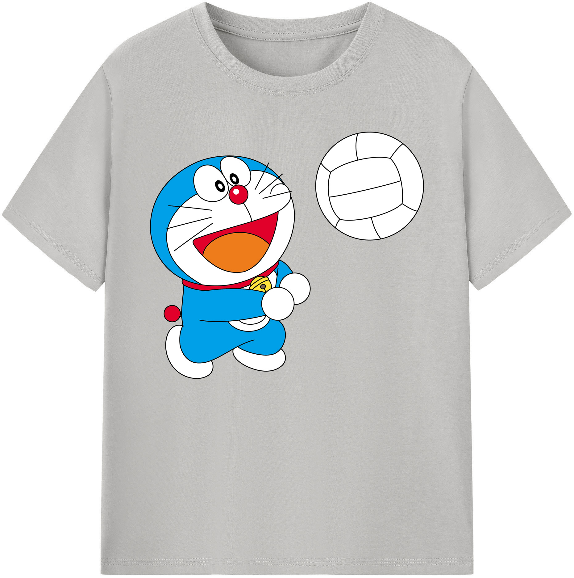 （画像用） ドラえもん Doraemon 綿100％ メンズ半袖Tシャツ｜肌触りやわらか＆通気性