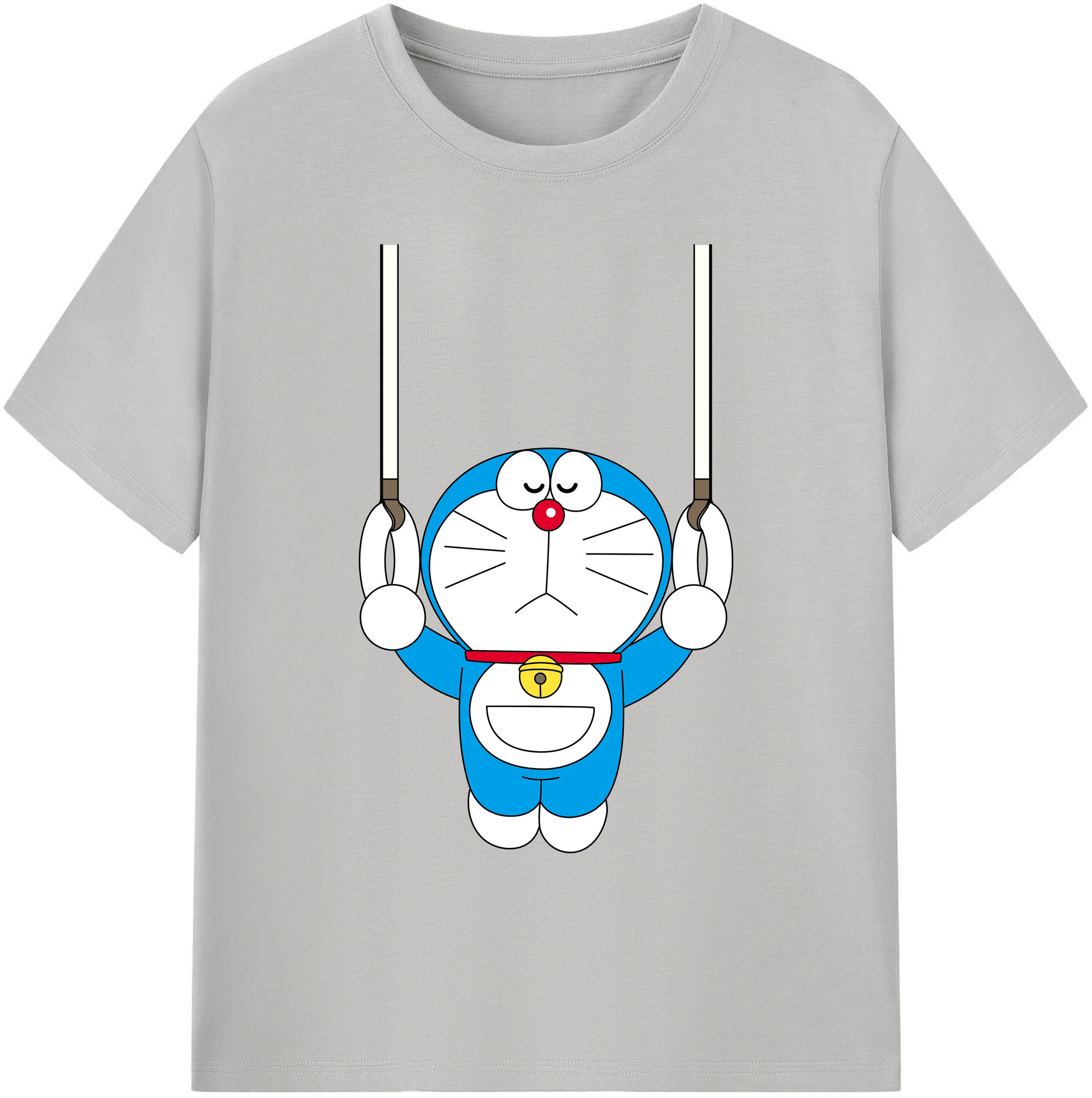 （画像用） ドラえもん Doraemon 綿100％ メンズ半袖Tシャツ｜肌触りやわらか＆通気性