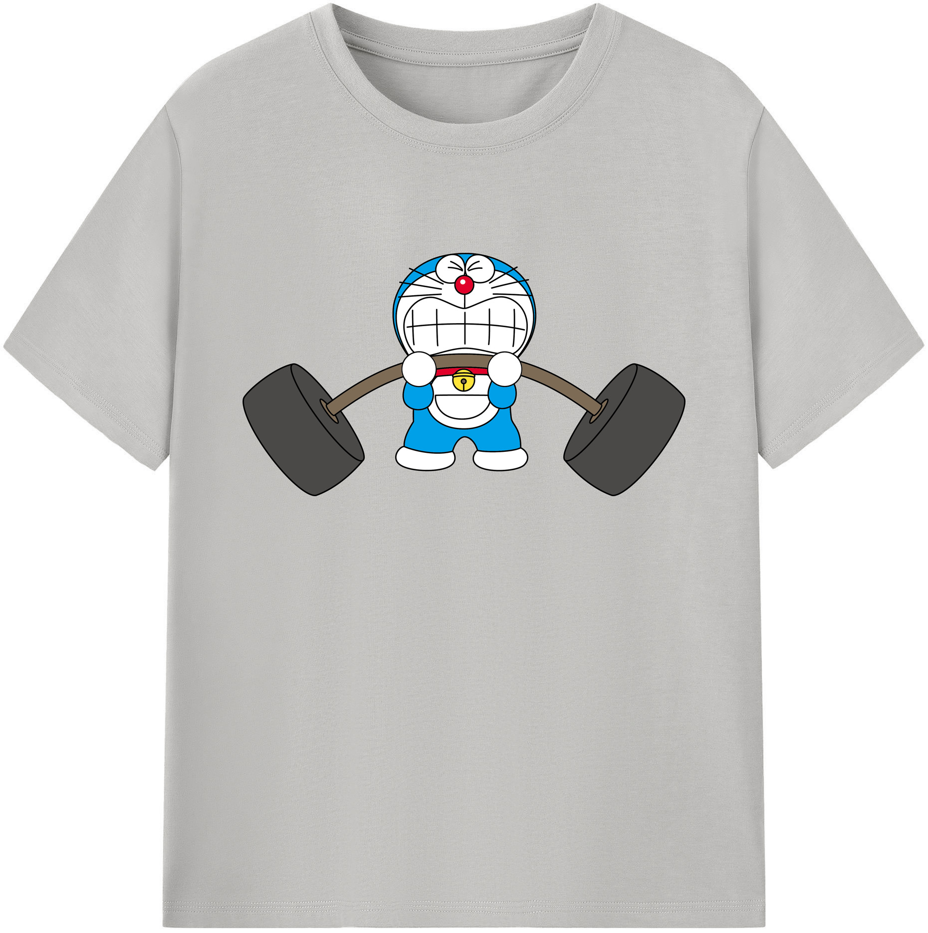 （画像用） ドラえもん Doraemon 綿100％ メンズ半袖Tシャツ｜肌触りやわらか＆通気性