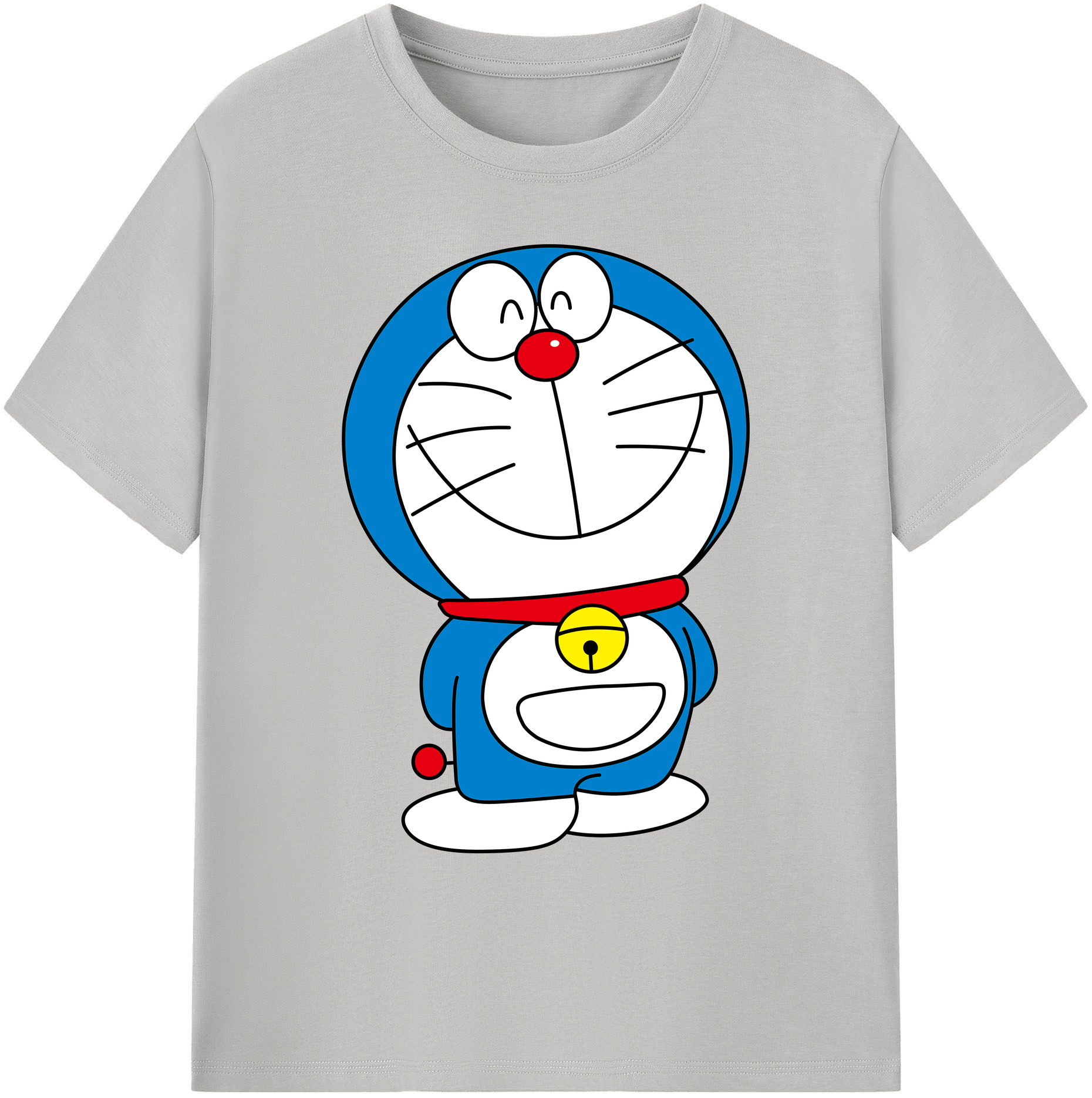 （画像用） ドラえもん Doraemon 綿100％ メンズ半袖Tシャツ｜肌触りやわらか＆通気性