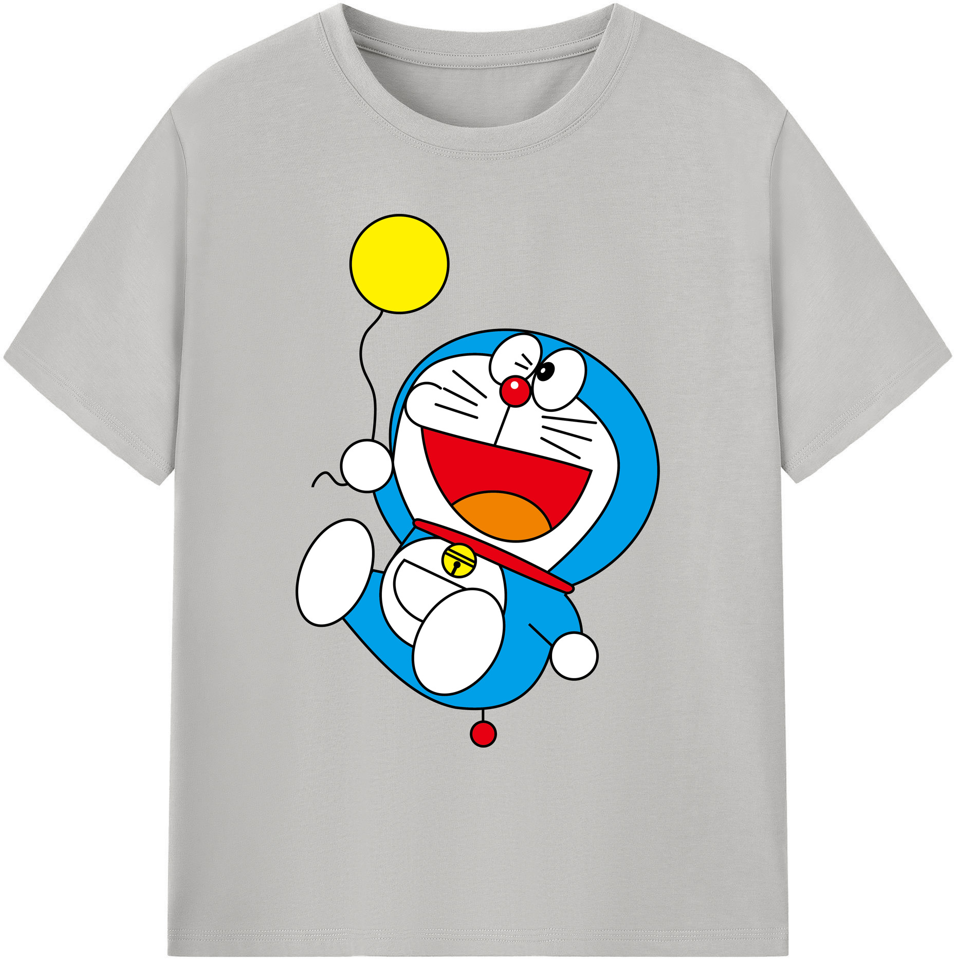 （画像用） ドラえもん Doraemon 綿100％ メンズ半袖Tシャツ｜肌触りやわらか＆通気性