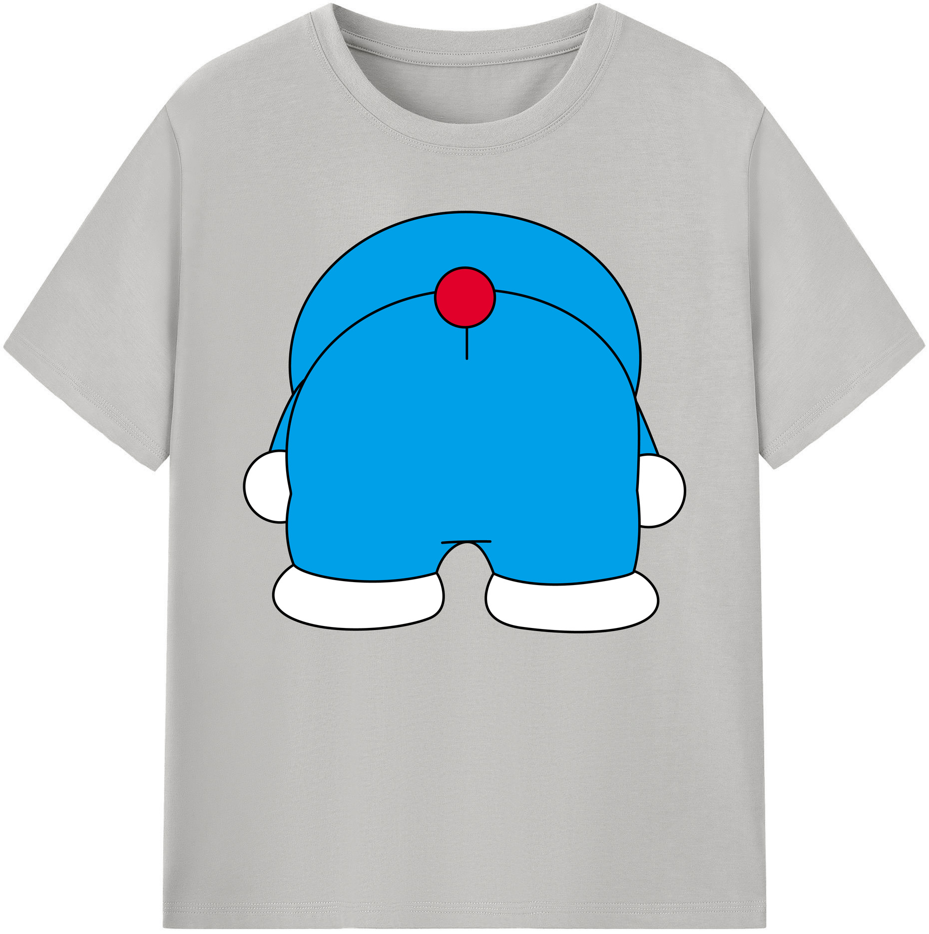 （画像用） ドラえもん Doraemon 綿100％ メンズ半袖Tシャツ｜肌触りやわらか＆通気性