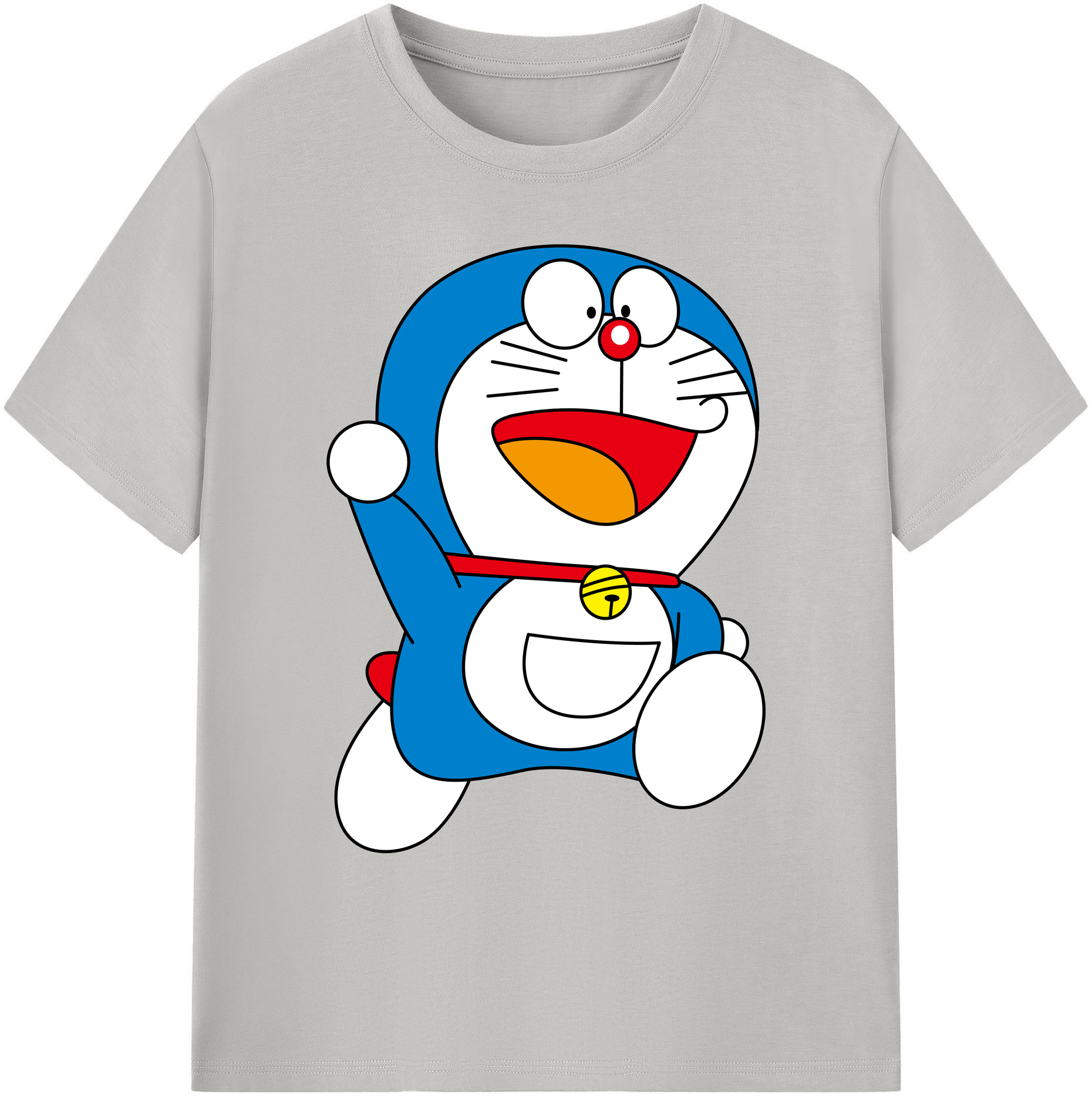 （画像用） ドラえもん Doraemon 綿100％ メンズ半袖Tシャツ｜肌触りやわらか＆通気性