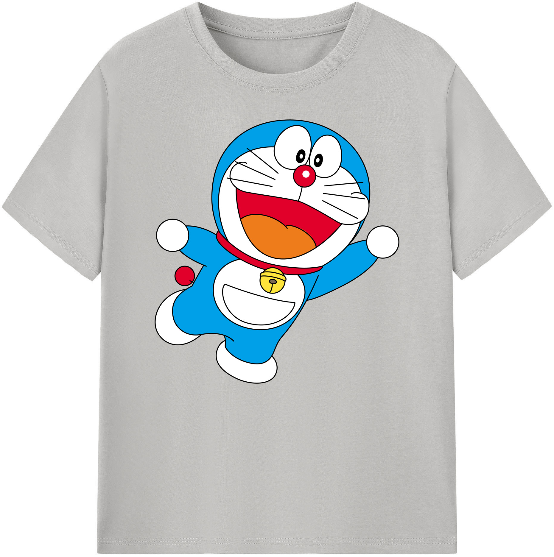 （画像用） ドラえもん Doraemon 綿100％ メンズ半袖Tシャツ｜肌触りやわらか＆通気性