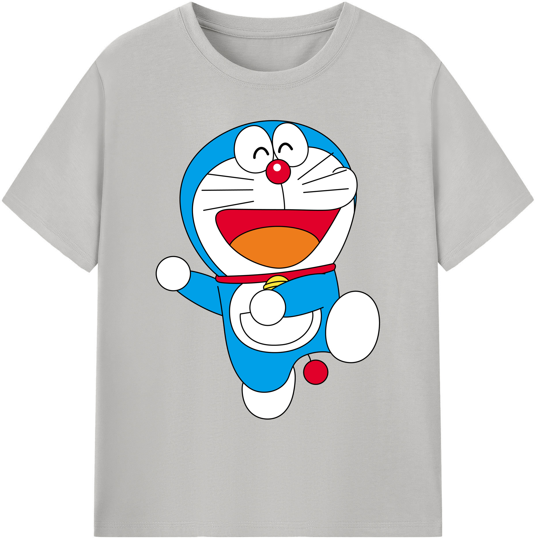 （画像用） ドラえもん Doraemon 綿100％ メンズ半袖Tシャツ｜肌触りやわらか＆通気性