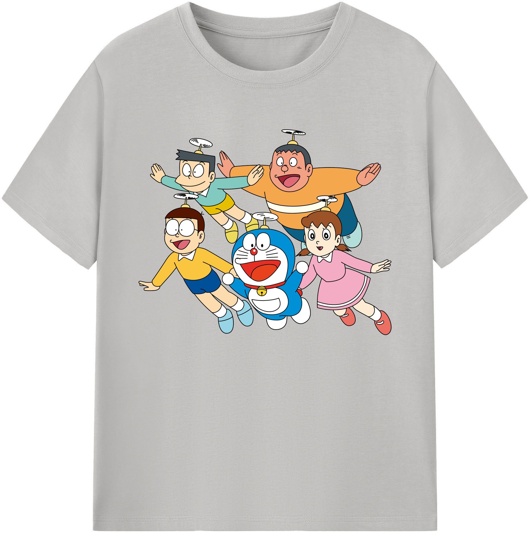 （画像用） ドラえもん 骨川 スネ夫 Doraemon Honekawa Suneo 綿100％ メンズ半袖Tシャツ｜肌触りやわらか＆通気性