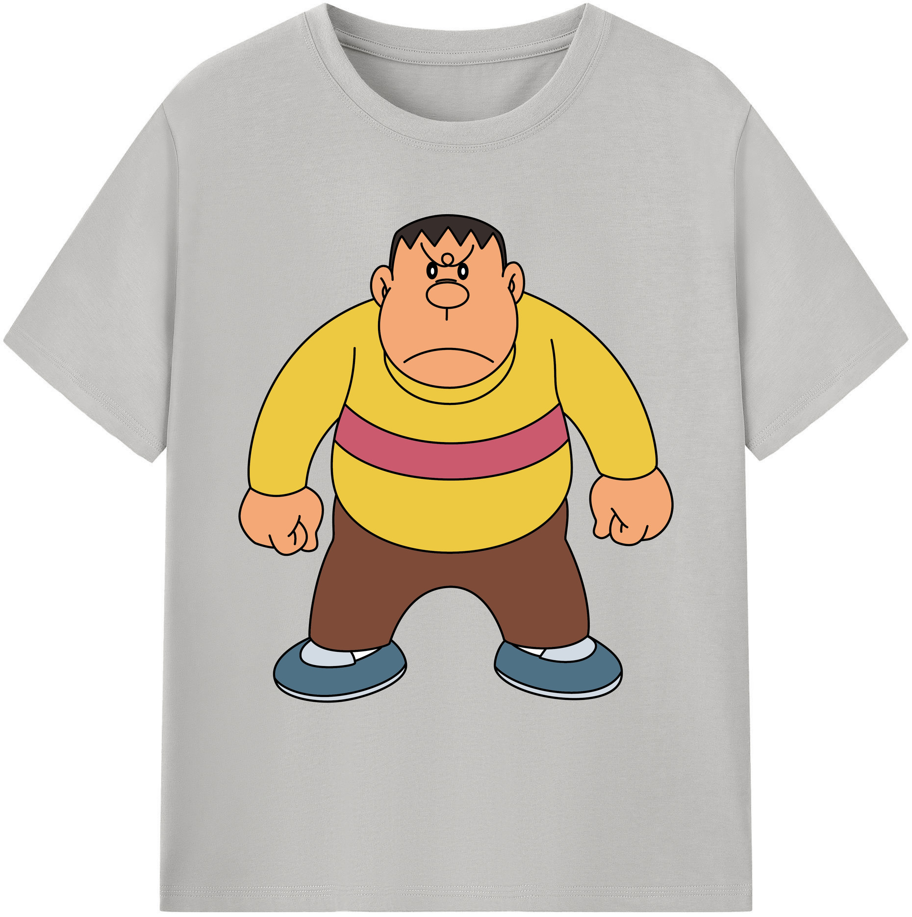 （画像用） ドラえもん 剛田武 Doraemon Gouta Takeshi 綿100％ メンズ半袖Tシャツ｜肌触りやわらか＆通気性