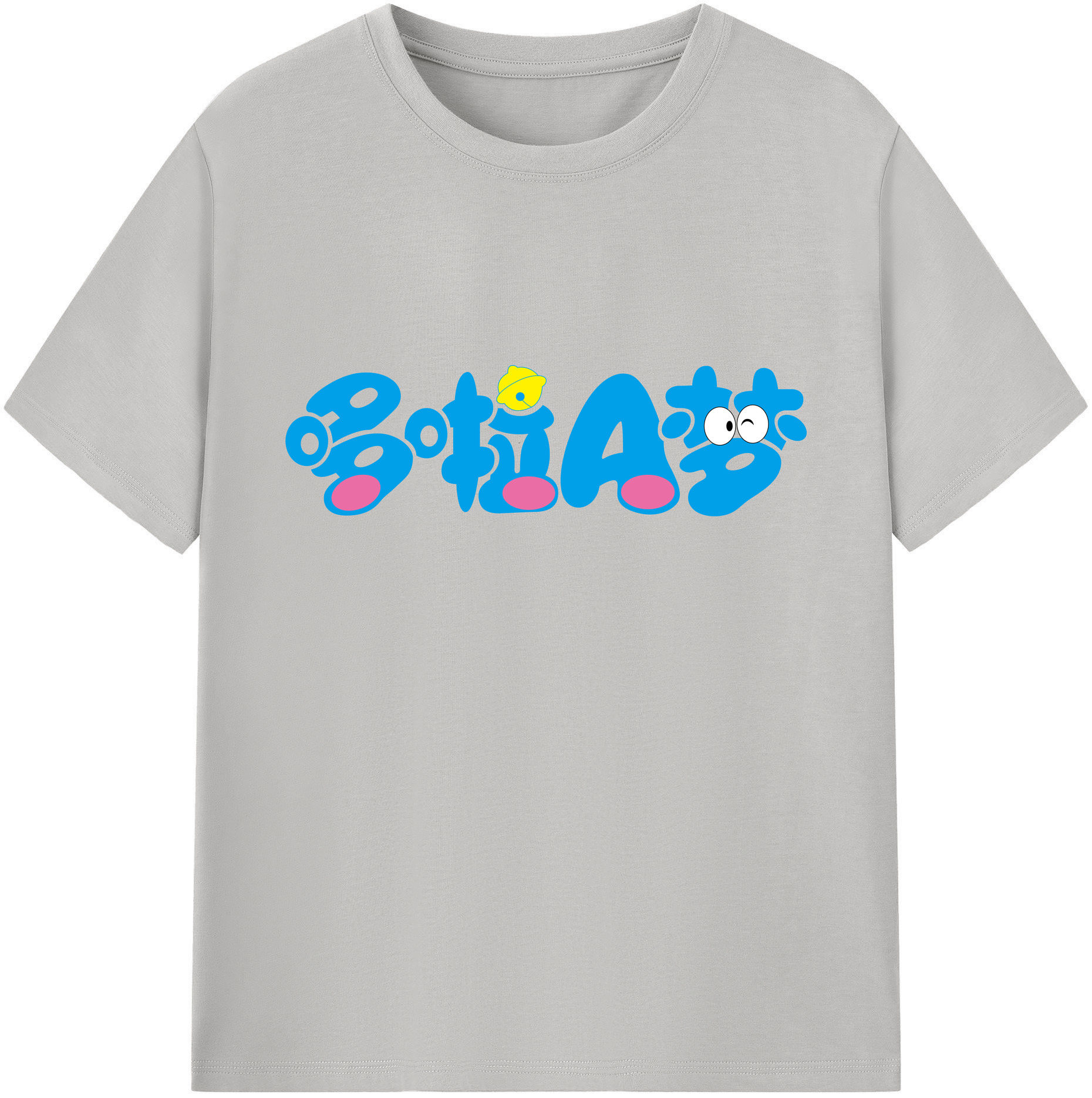 （画像用） ドラえもん Doraemon 綿100％ メンズ半袖Tシャツ｜肌触りやわらか＆通気性
