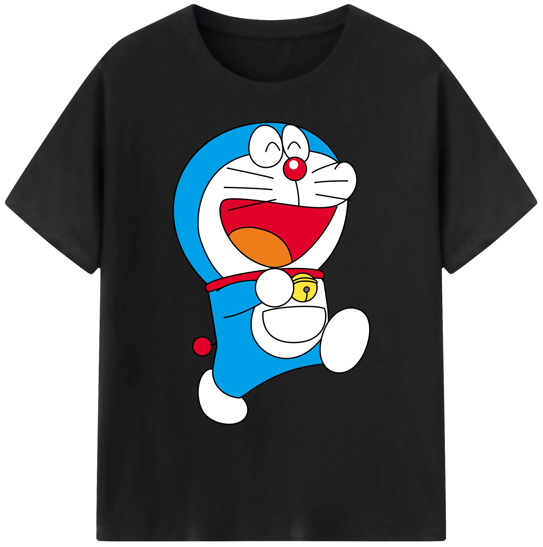 （画像用） ドラえもん Doraemon 綿100％ メンズ半袖Tシャツ｜肌触りやわらか＆通気性