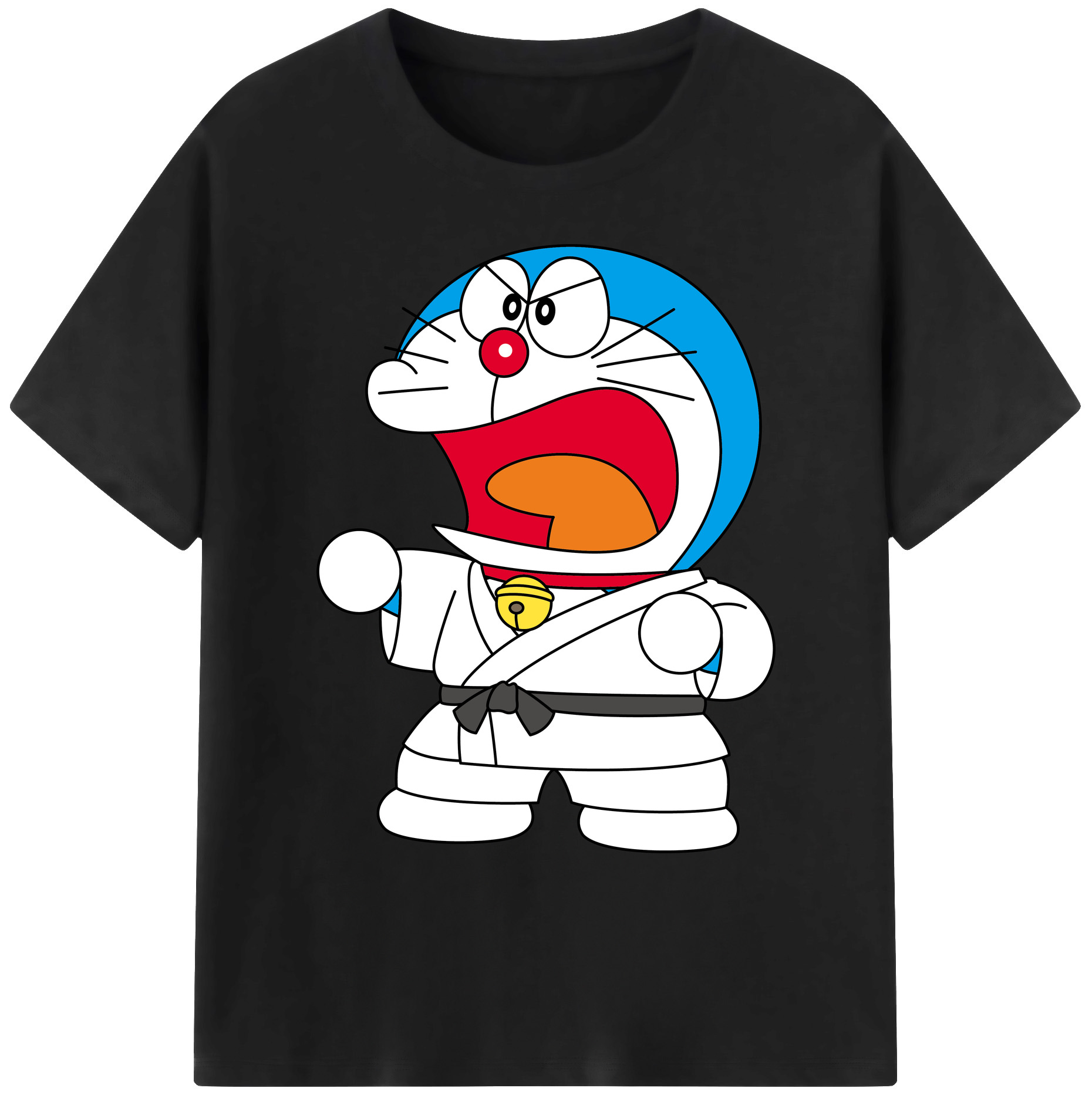 （画像用） ドラえもん Doraemon 綿100％ メンズ半袖Tシャツ｜肌触りやわらか＆通気性