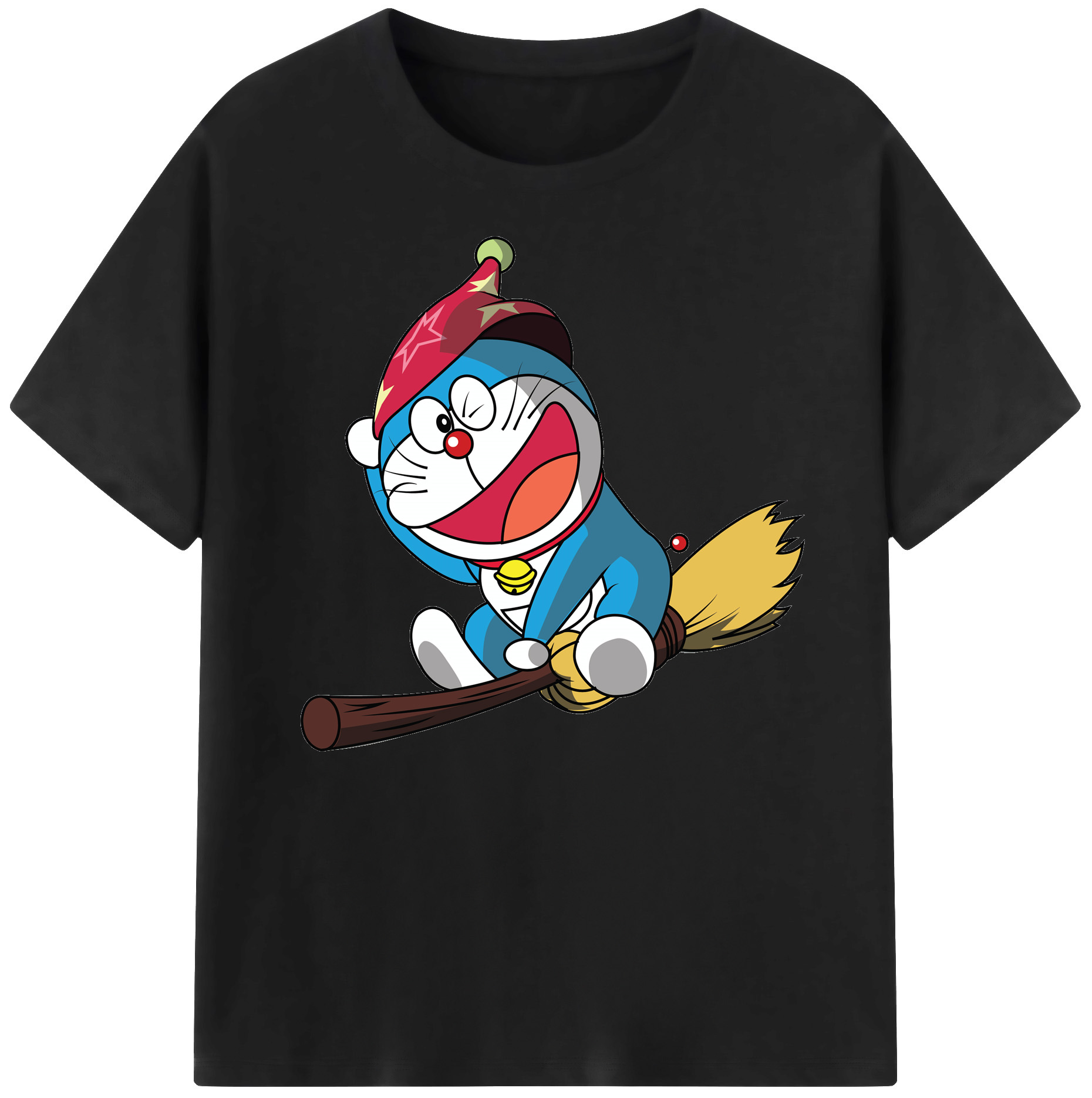 （画像用） ドラえもん Doraemon 綿100％ メンズ半袖Tシャツ｜肌触りやわらか＆通気性