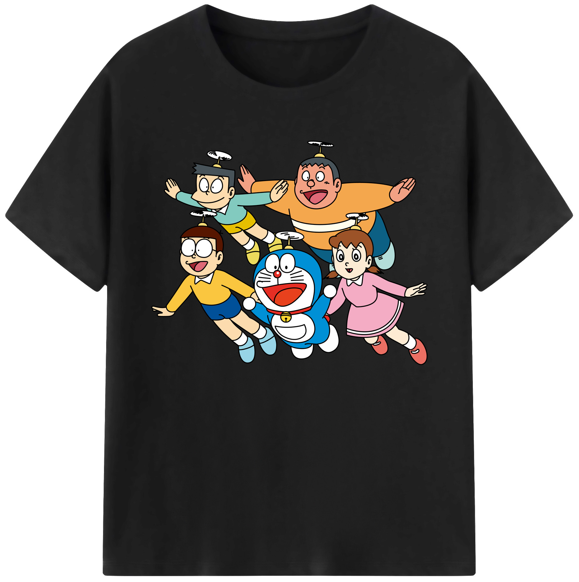 （画像用） ドラえもん 骨川 スネ夫 Doraemon Honekawa Suneo 綿100％ メンズ半袖Tシャツ｜肌触りやわらか＆通気性