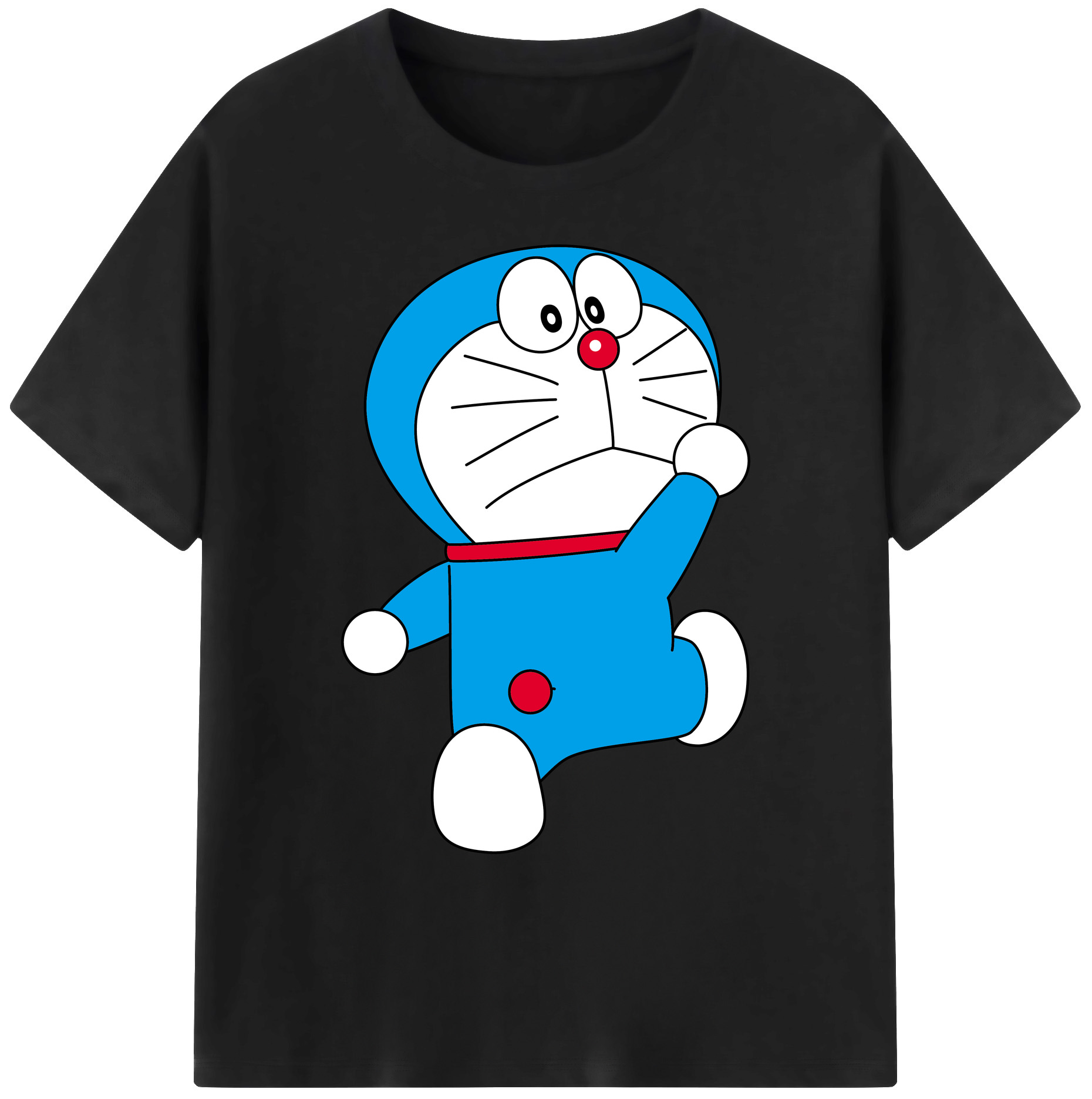 （画像用） ドラえもん Doraemon 綿100％ メンズ半袖Tシャツ｜肌触りやわらか＆通気性
