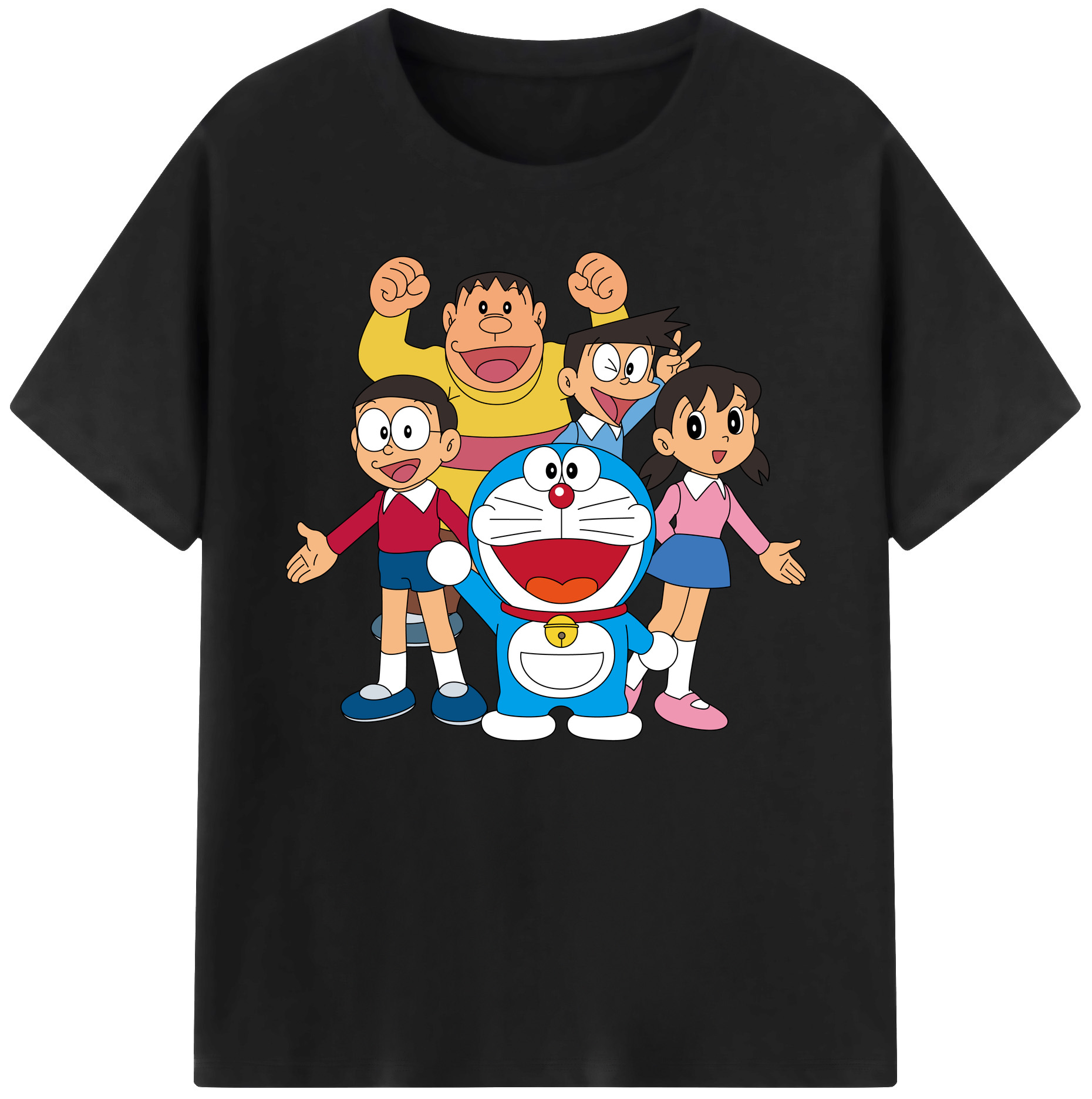（画像用） ドラえもん 骨川 スネ夫 Doraemon Honekawa Suneo 綿100％ メンズ半袖Tシャツ｜肌触りやわらか＆通気性