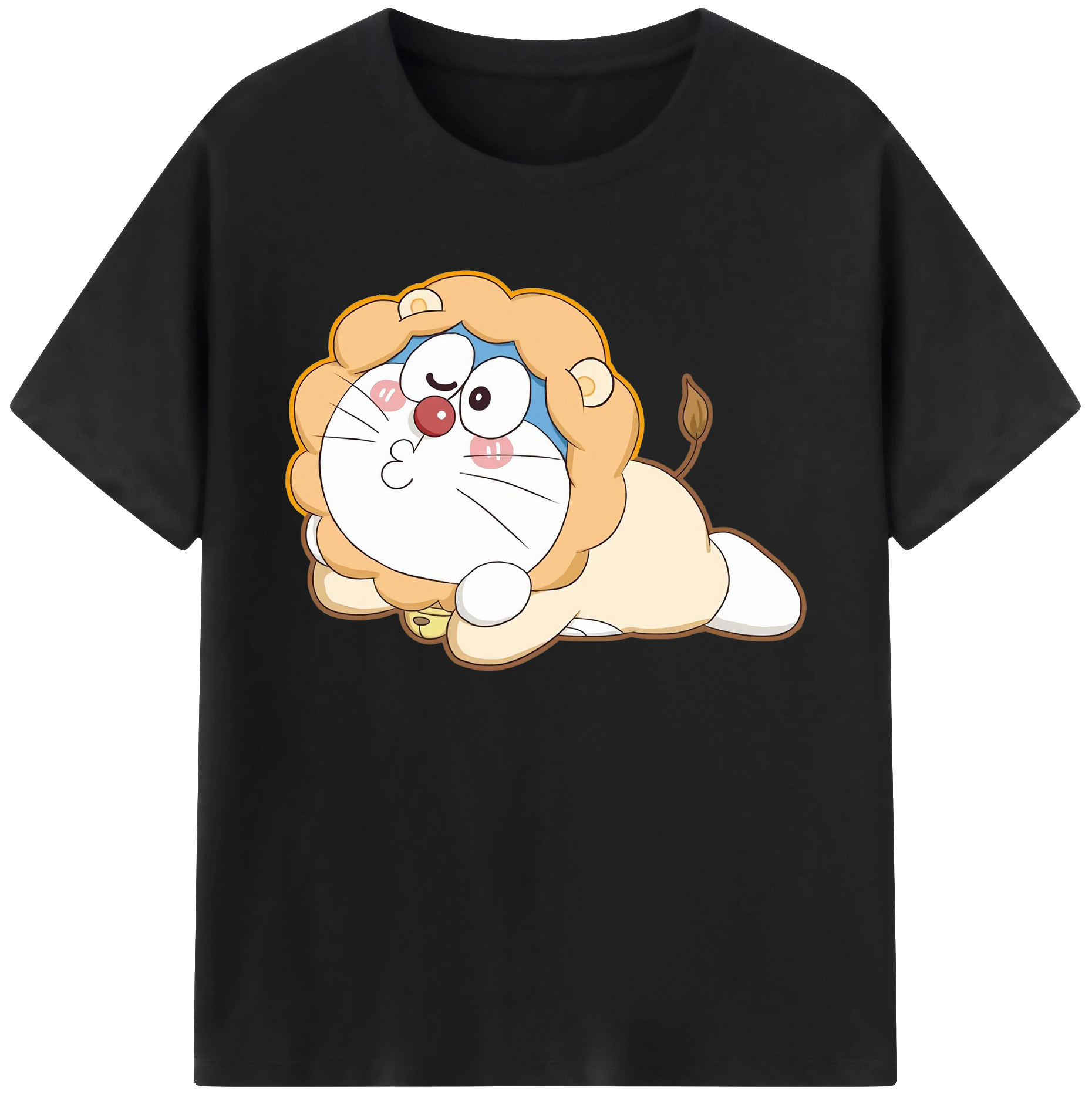 （画像用） ドラえもん Doraemon 綿100％ メンズ半袖Tシャツ｜肌触りやわらか＆通気性