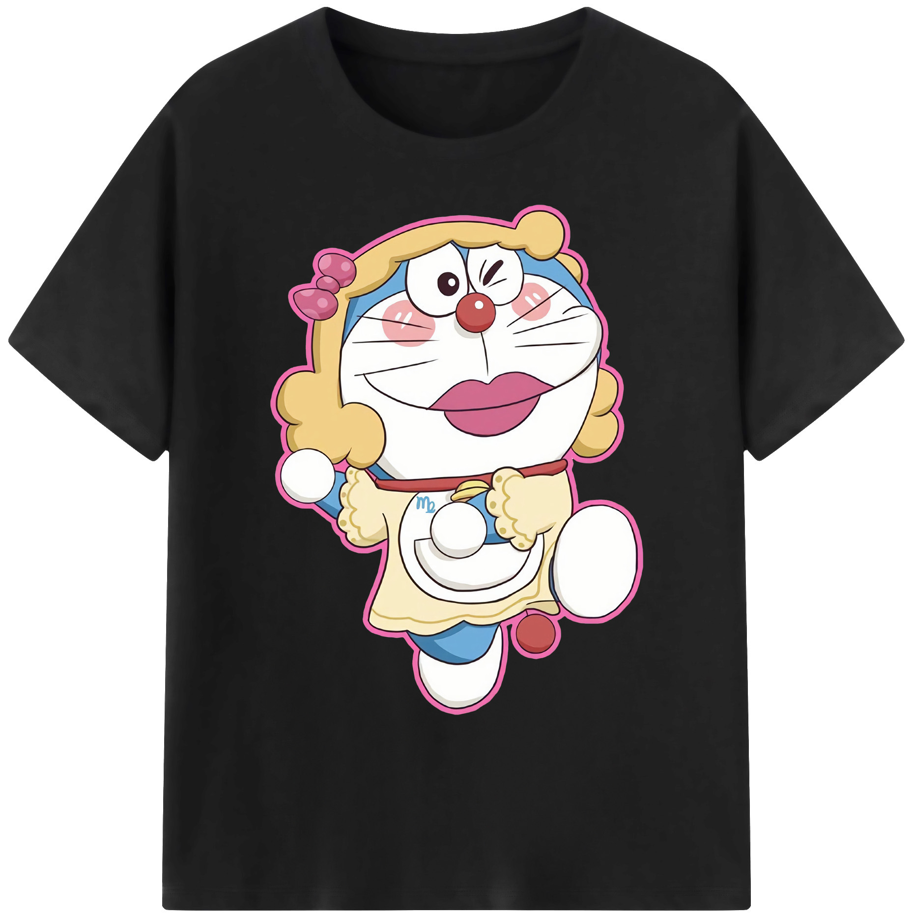 （画像用） ドラえもん Doraemon 綿100％ メンズ半袖Tシャツ｜肌触りやわらか＆通気性