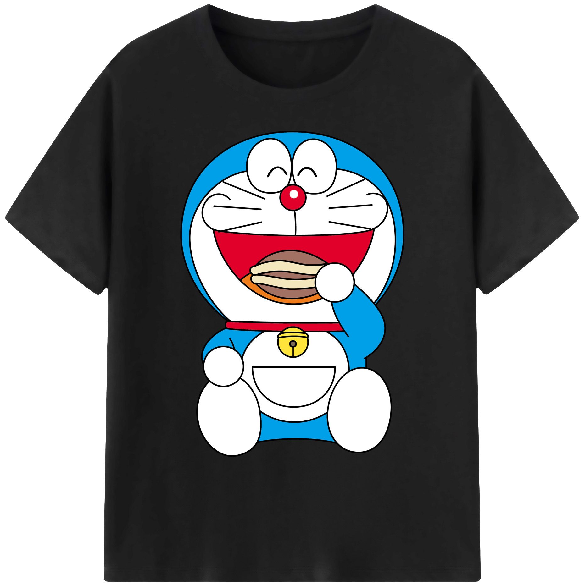 （画像用） ドラえもん Doraemon 綿100％ メンズ半袖Tシャツ｜肌触りやわらか＆通気性