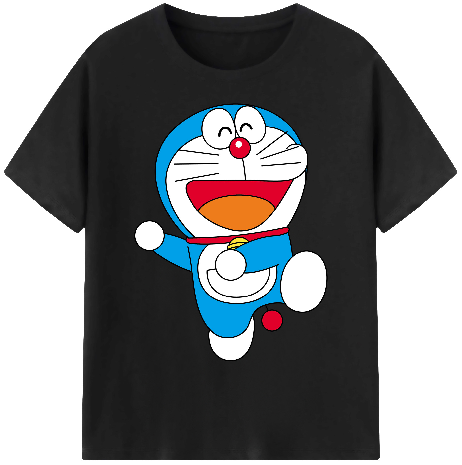 （画像用） ドラえもん Doraemon 綿100％ メンズ半袖Tシャツ｜肌触りやわらか＆通気性